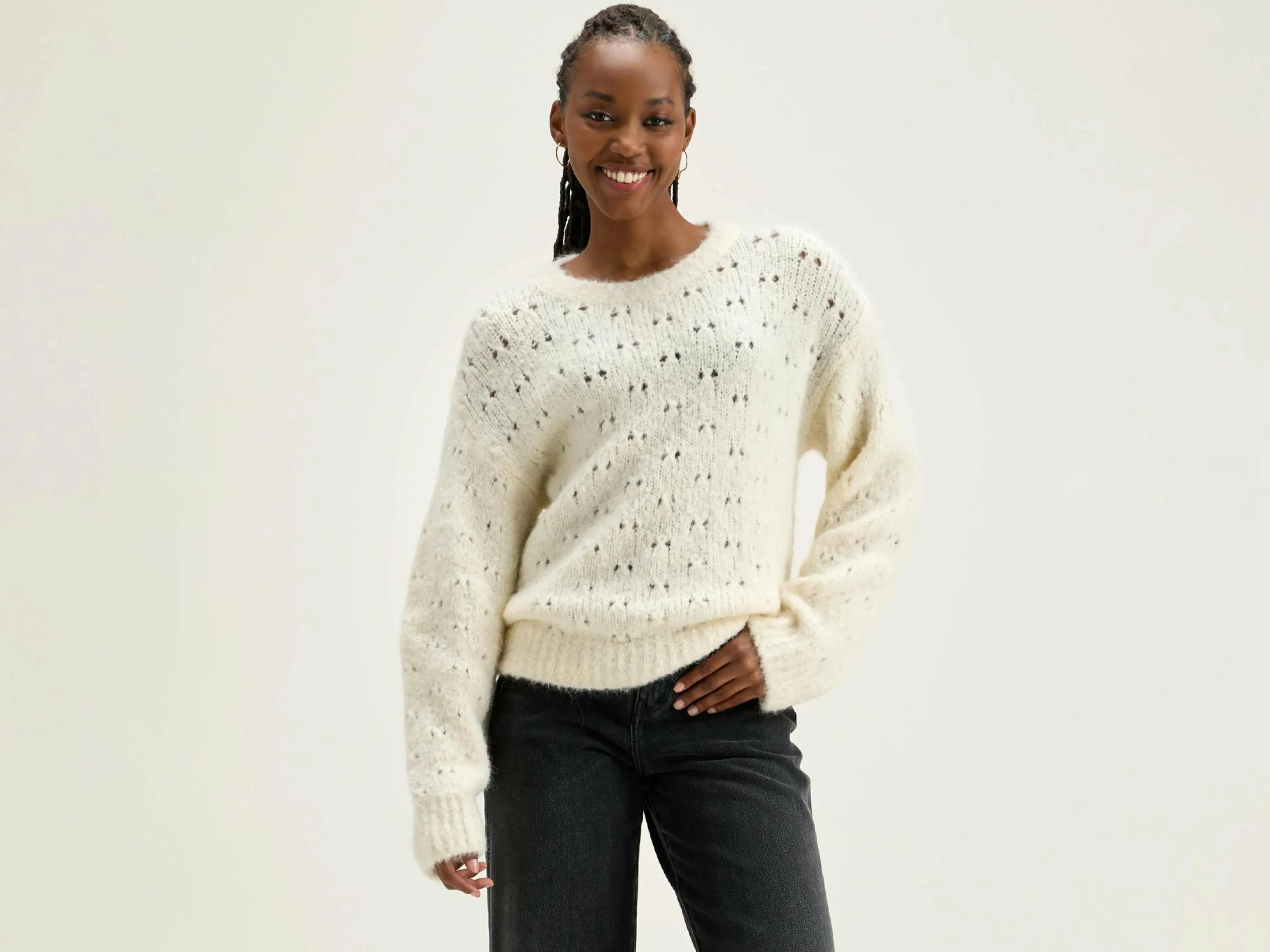 Store Bellerose Abot Klassieke Trui