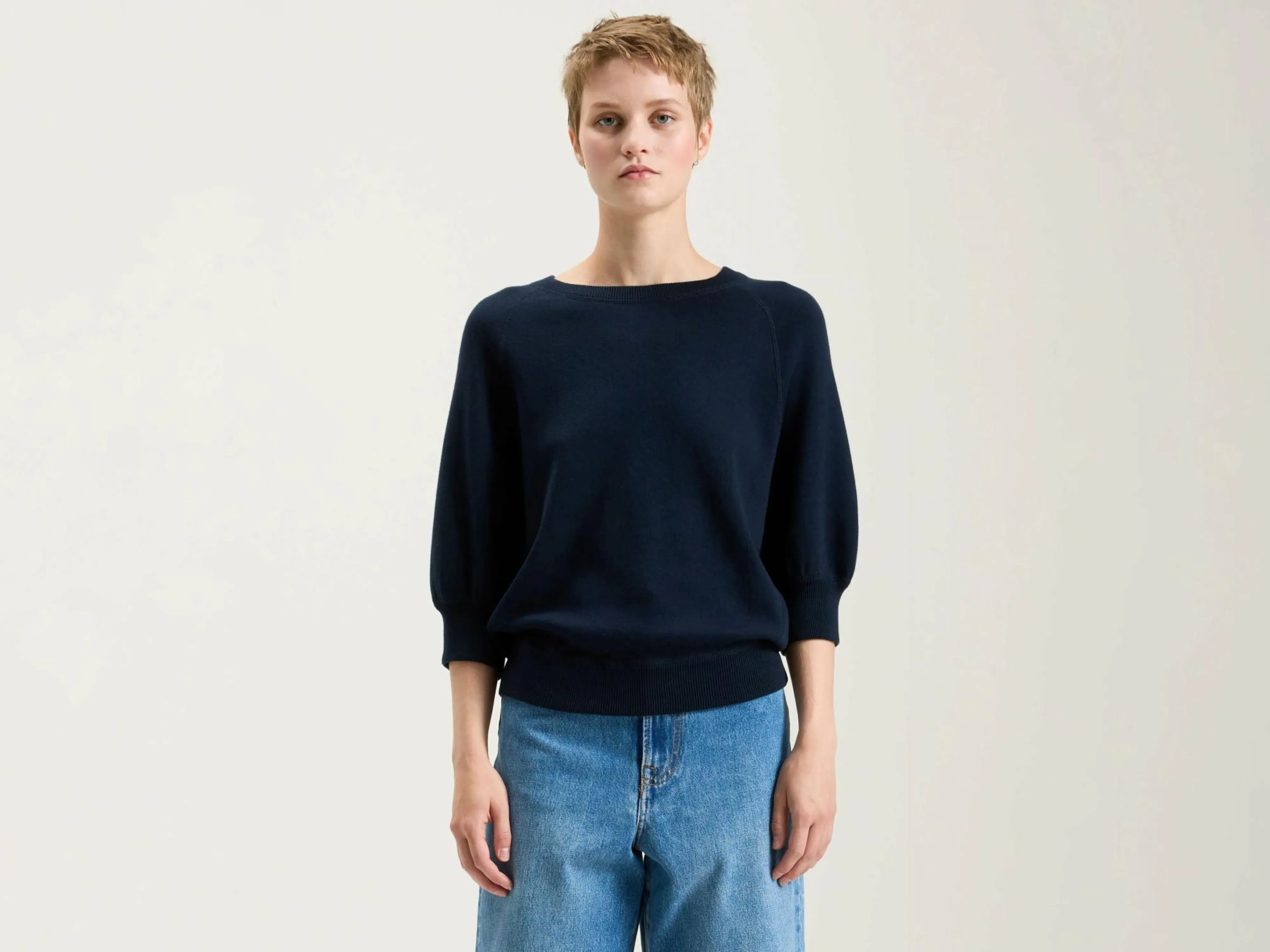 Online Bellerose Anglet Ronde-hals Trui Navy