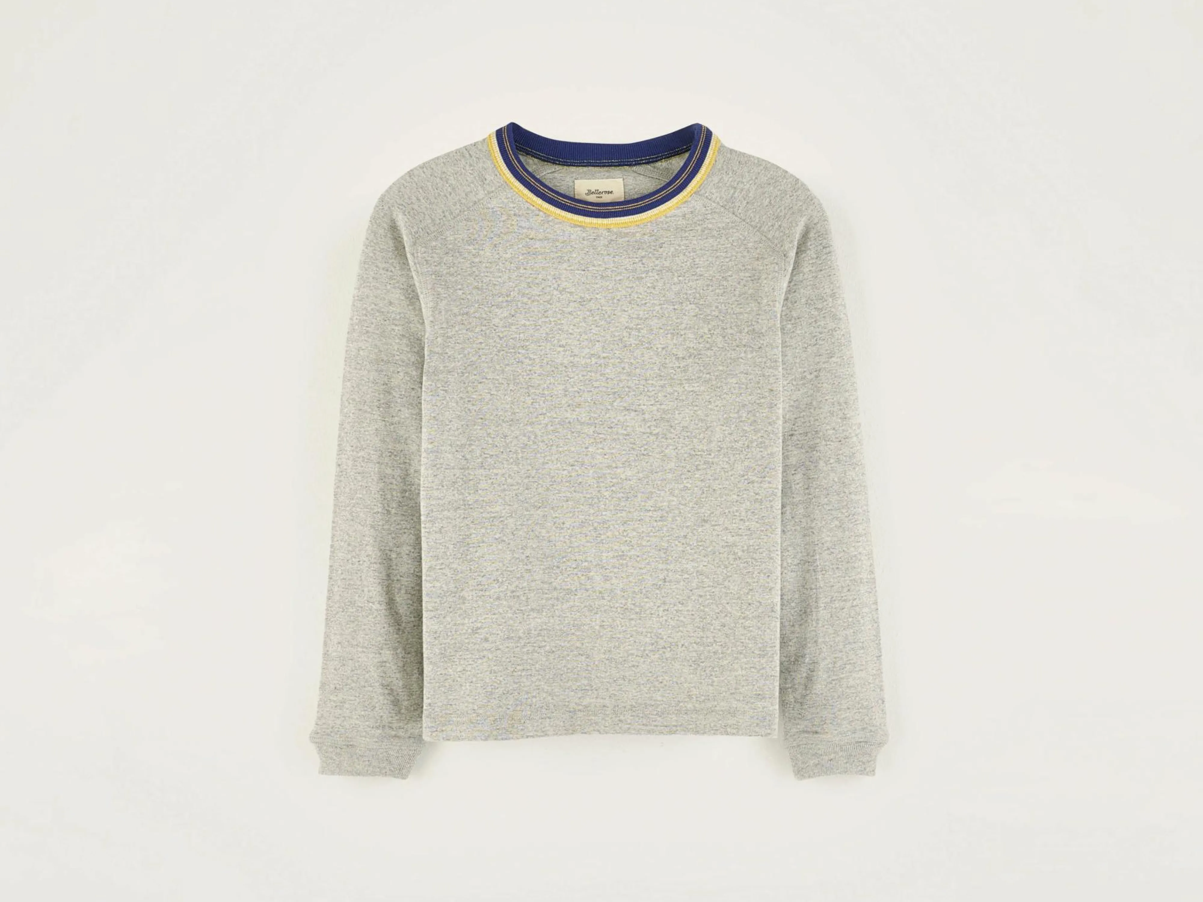 Shop Bellerose Arkas Lange Mouwen T-shirt Heather grey