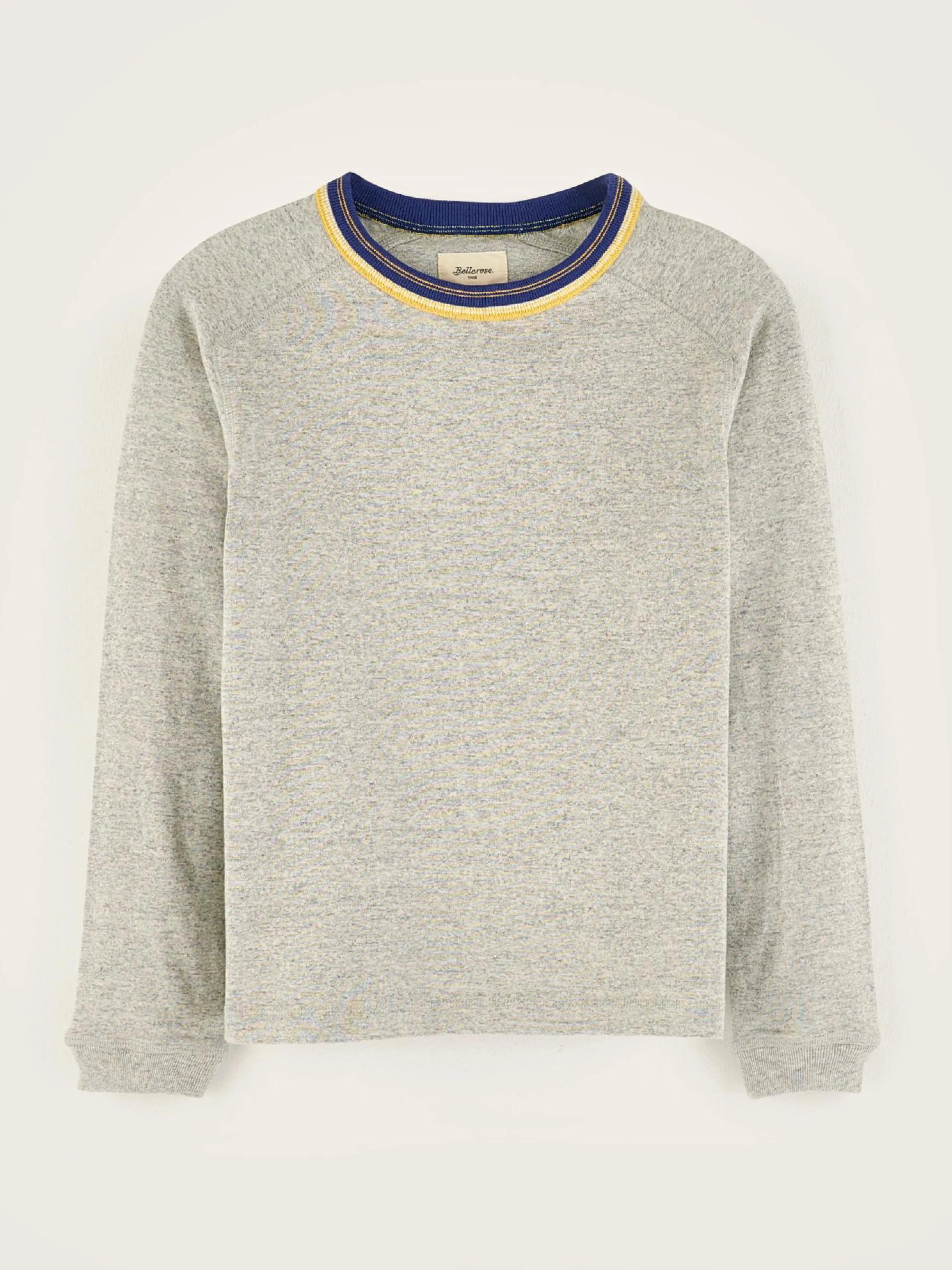 Shop Bellerose Arkas Lange Mouwen T-shirt Heather grey