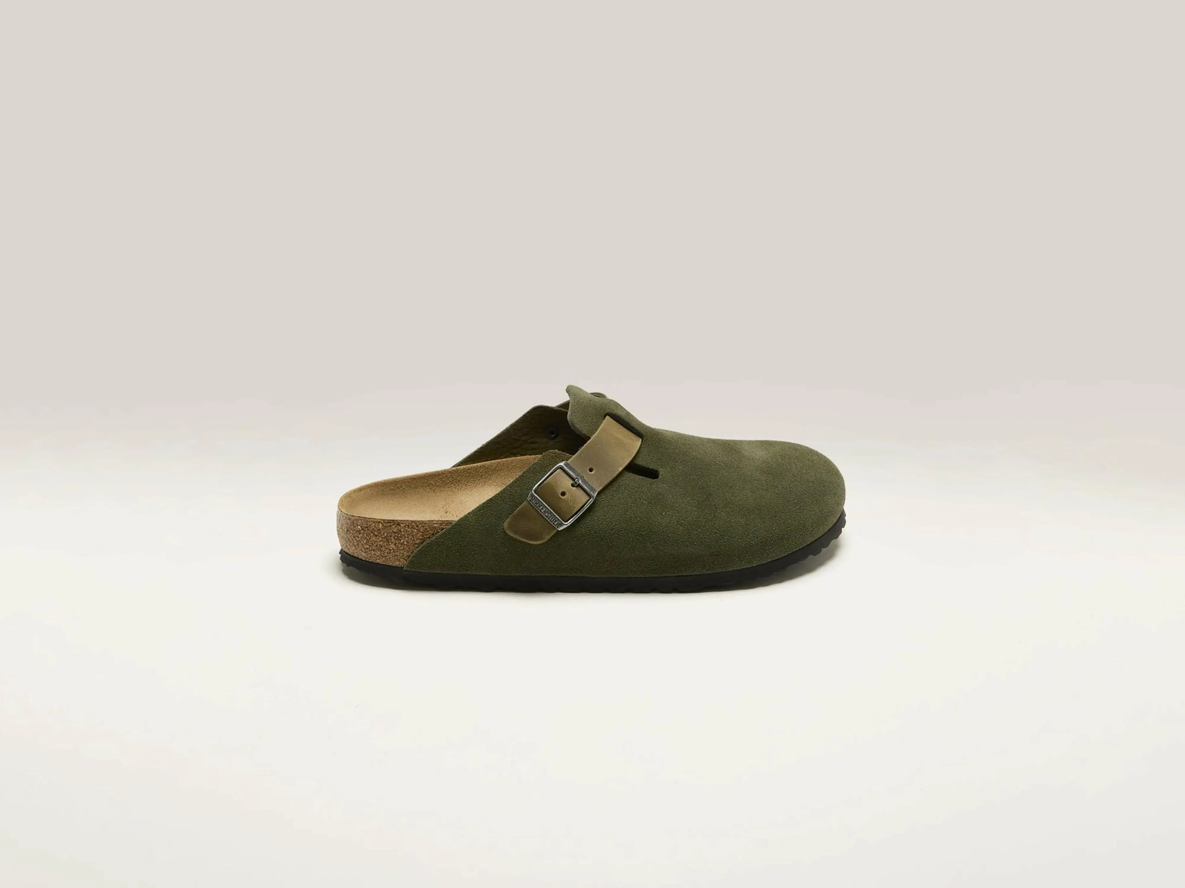 Outlet Birkenstock Boston Gemengd Leder Voor Mannen