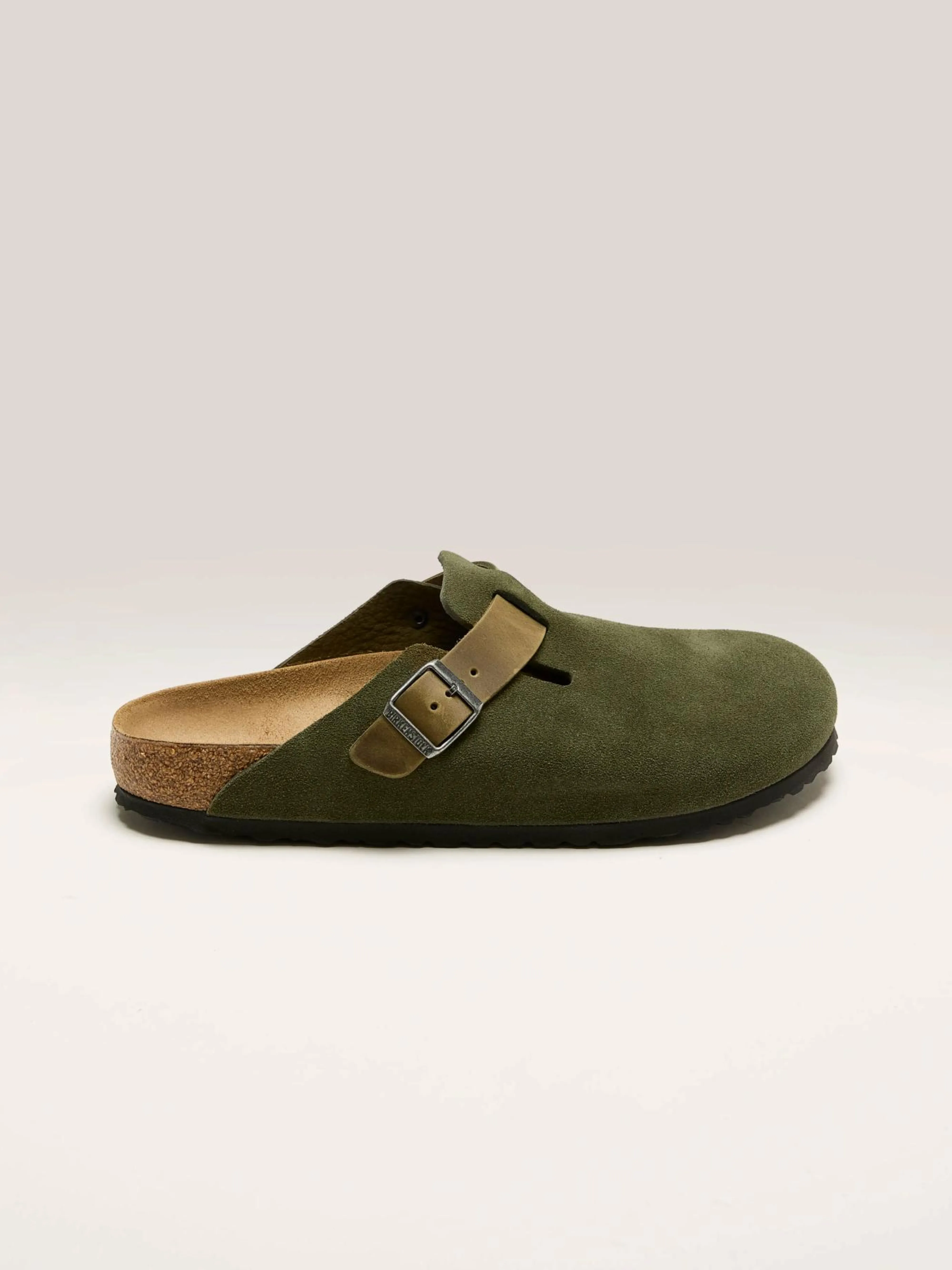 Outlet Birkenstock Boston Gemengd Leder Voor Mannen