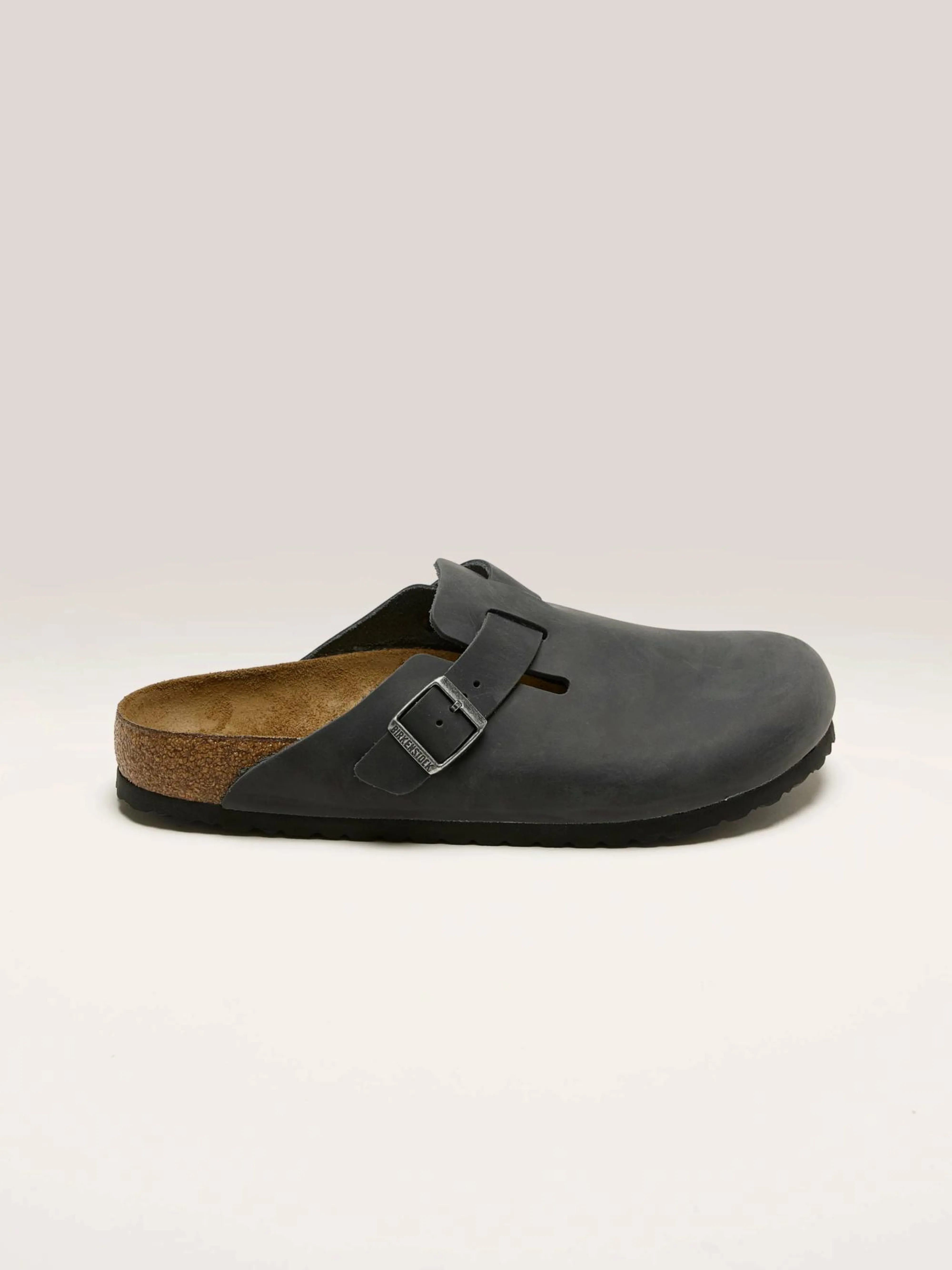 Clearance Birkenstock Boston Geolied Leder Voor Mannen