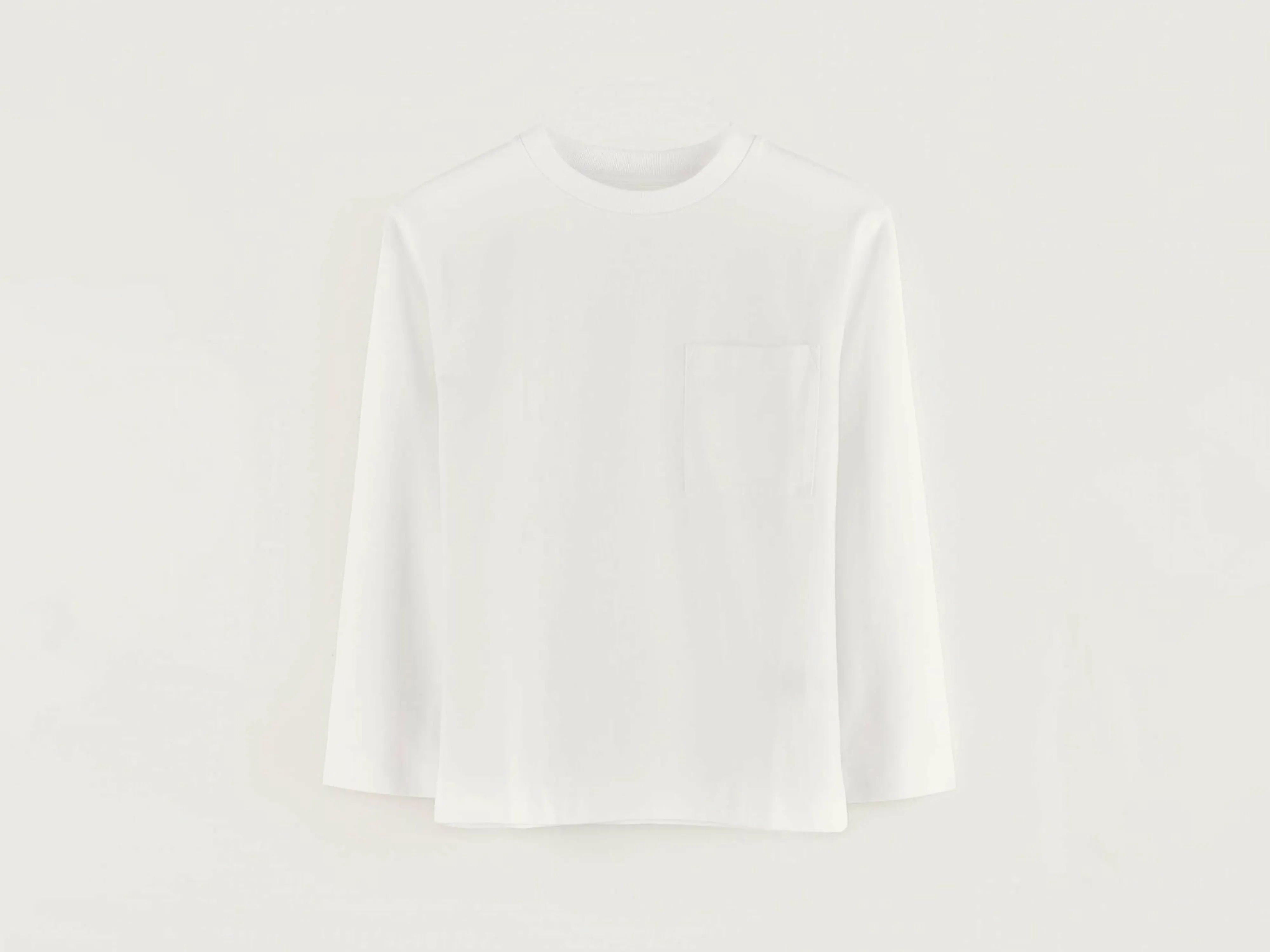 Hot Bellerose Camo Lange Mouwen T-shirt White