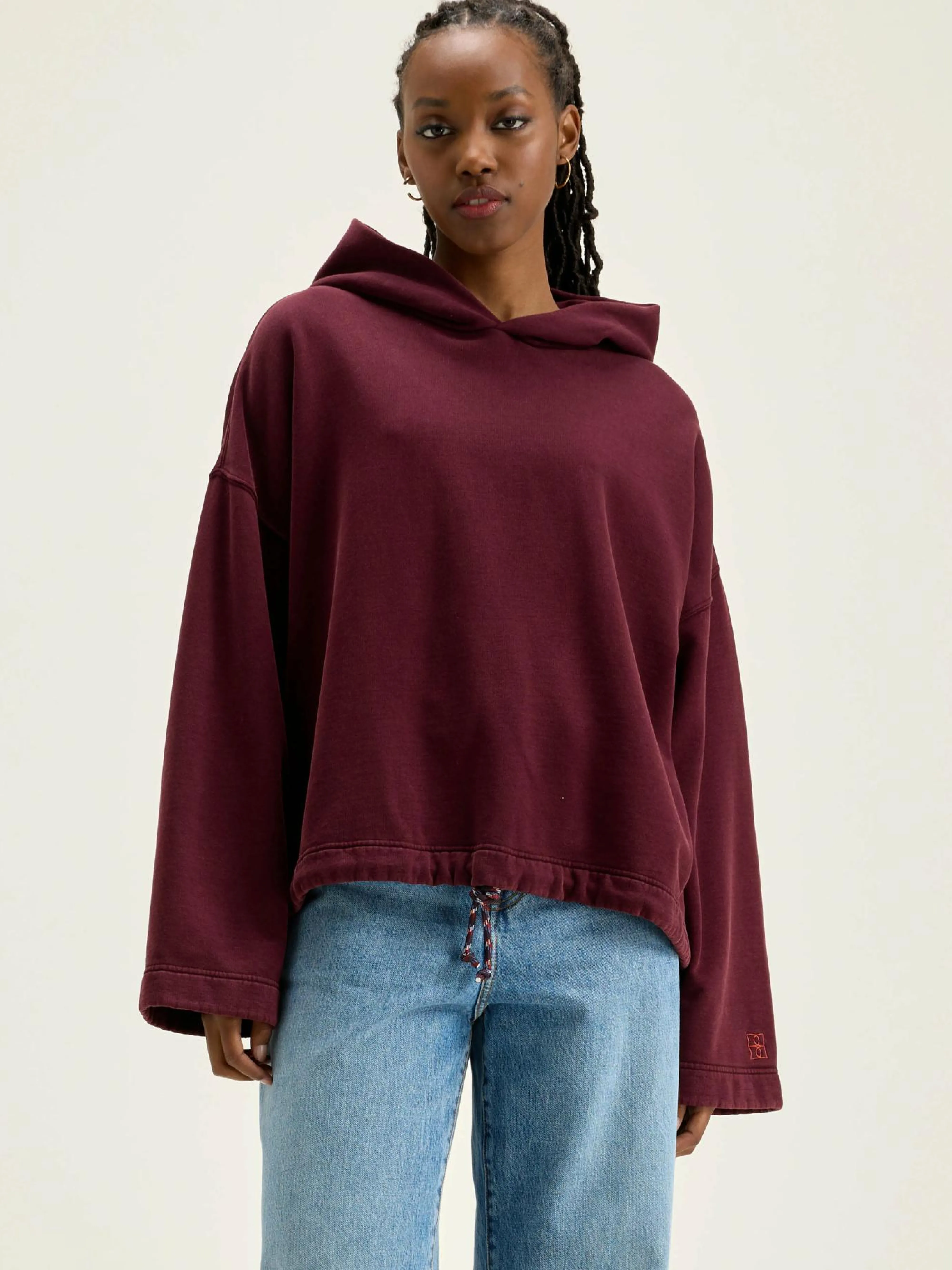 Cheap Bellerose Cate Hoodie Wine