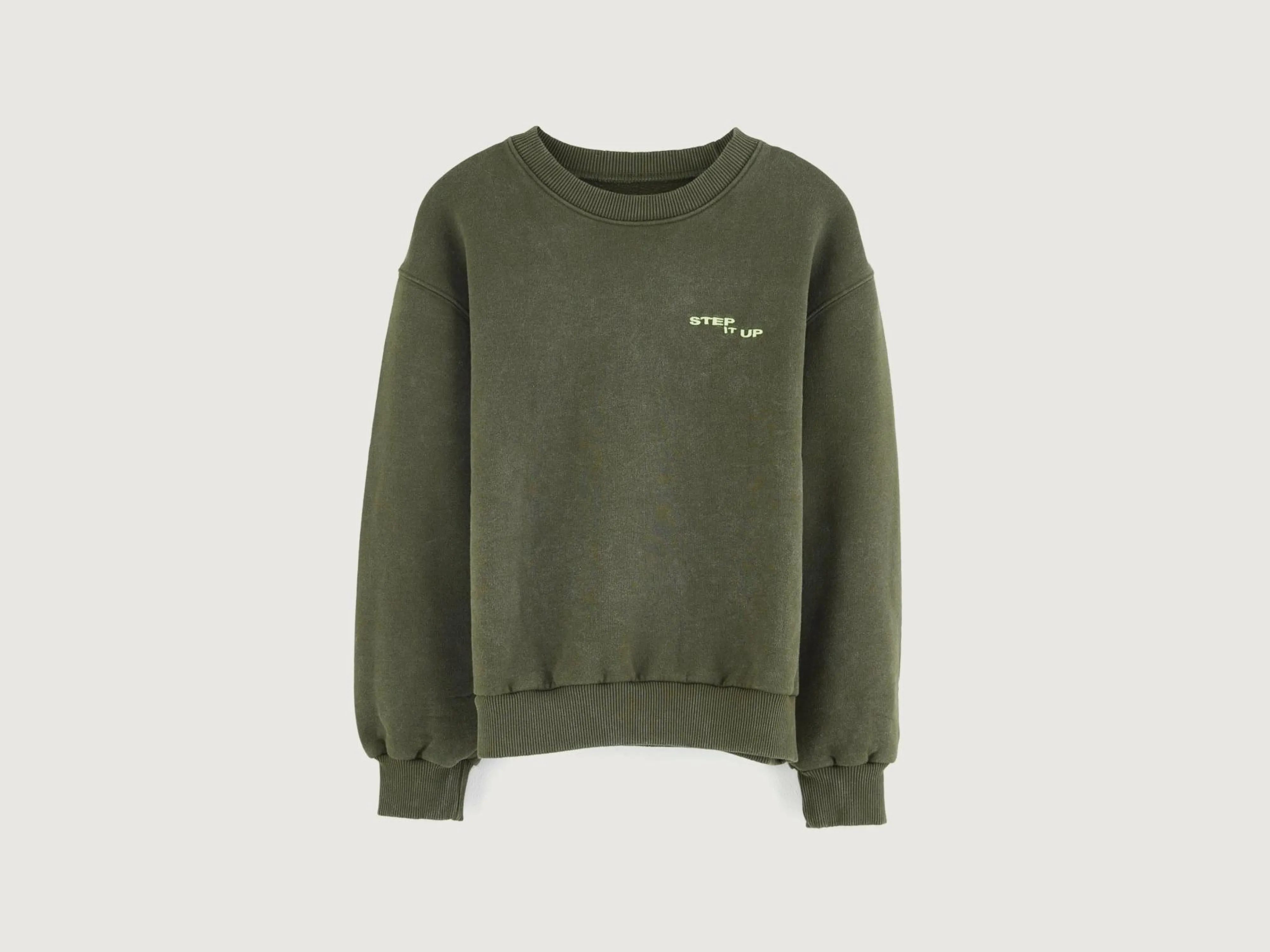 Store Bellerose Chami Ronde Hals Sweatshirt Moss