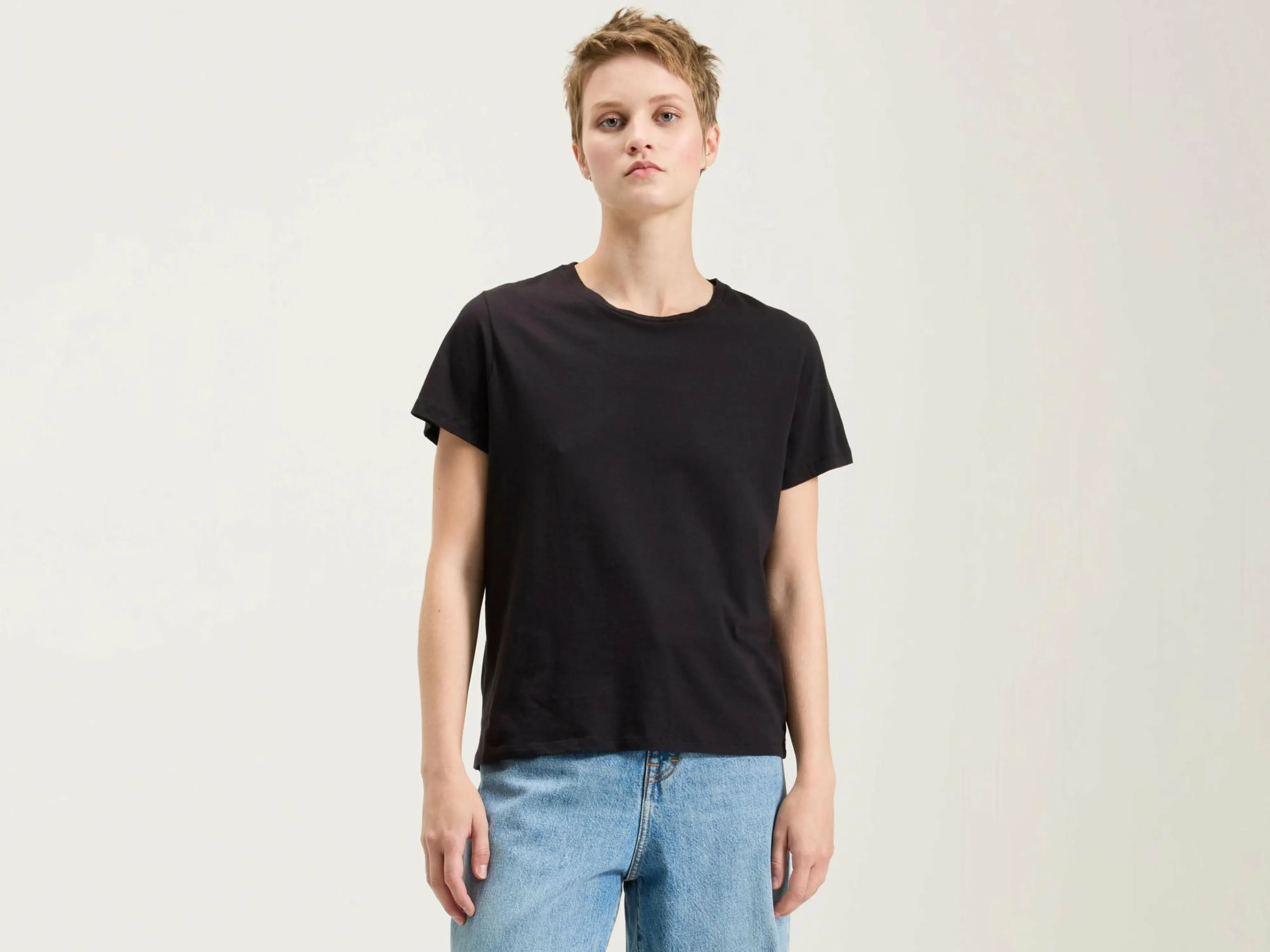 Hot Bellerose Covi Korte Mouwen T-shirt Off black