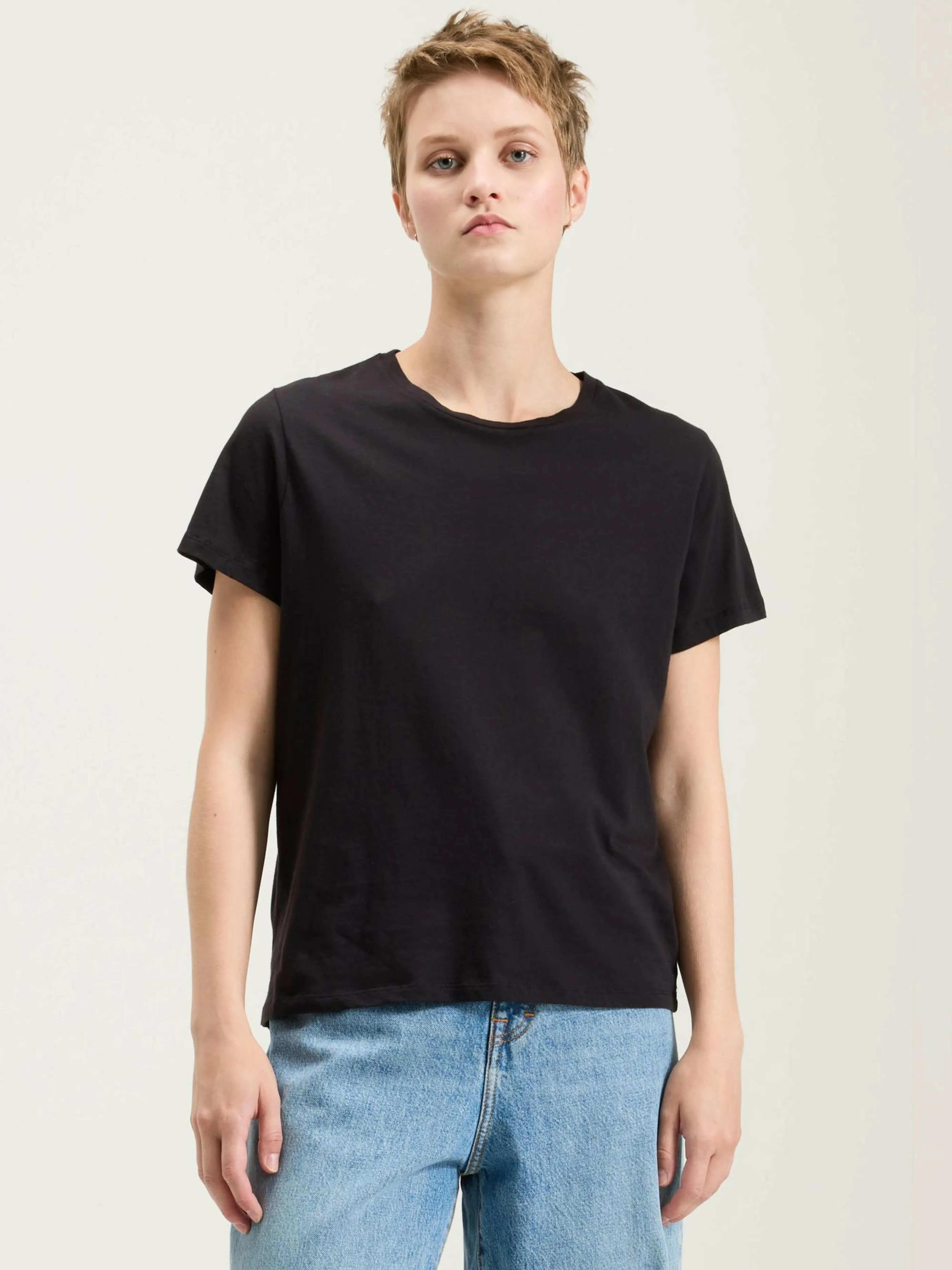 Hot Bellerose Covi Korte Mouwen T-shirt Off black