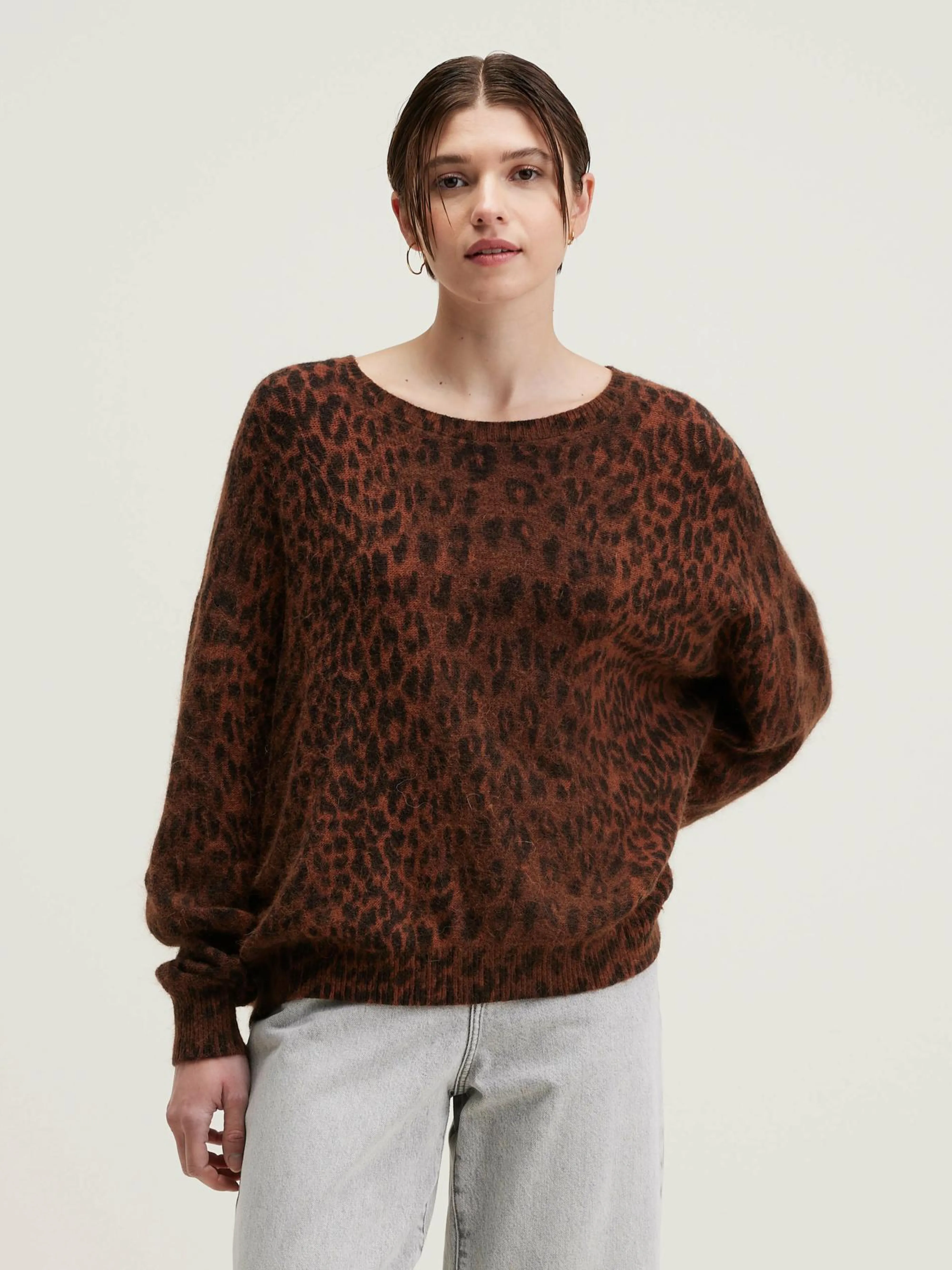 Store Bellerose Datus Angora-mix Trui Coffee