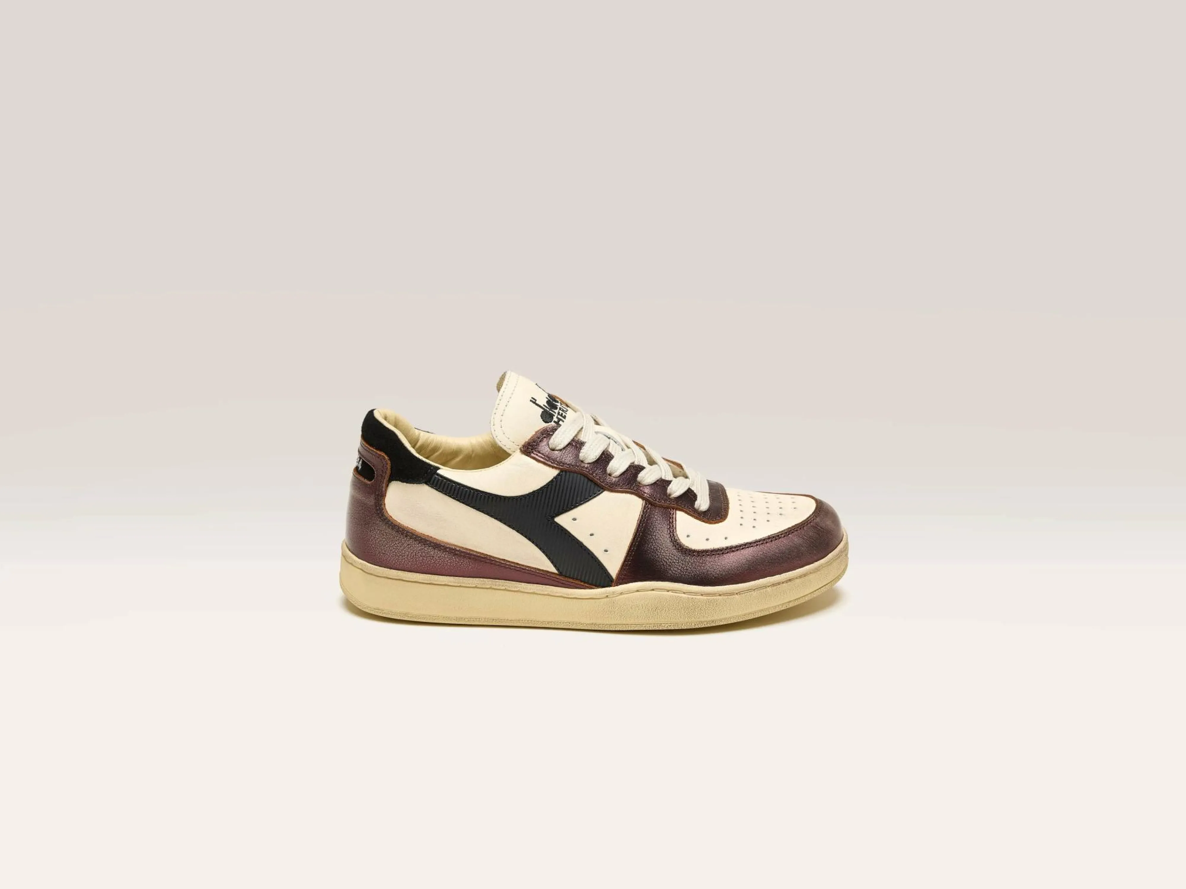 Clearance Diadora Mi Basket Low Metallic Dirty Voor Vrouwen
