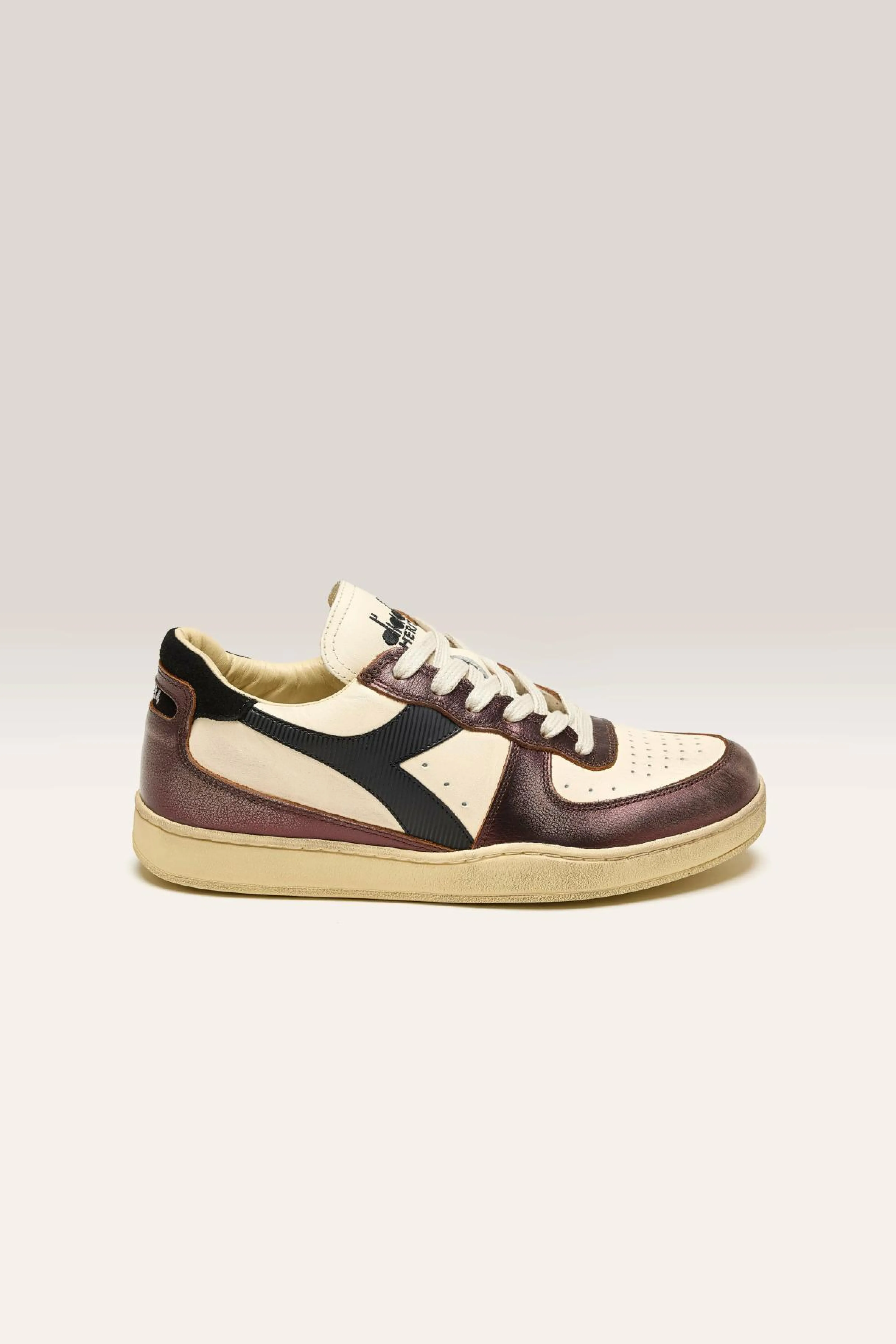 Clearance Diadora Mi Basket Low Metallic Dirty Voor Vrouwen