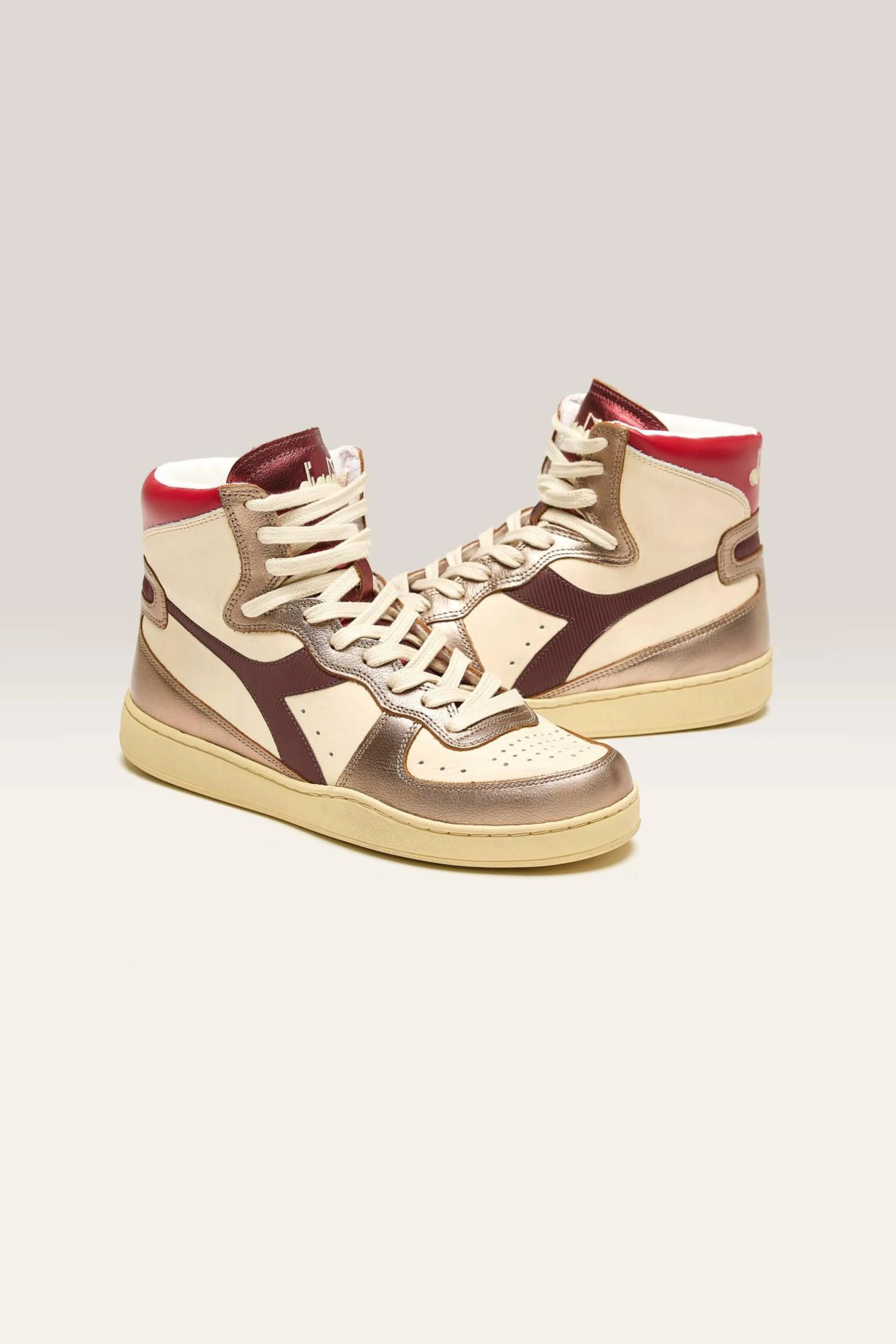 Cheap Diadora Mi Basket Metal Mix Used Voor Vrouwen