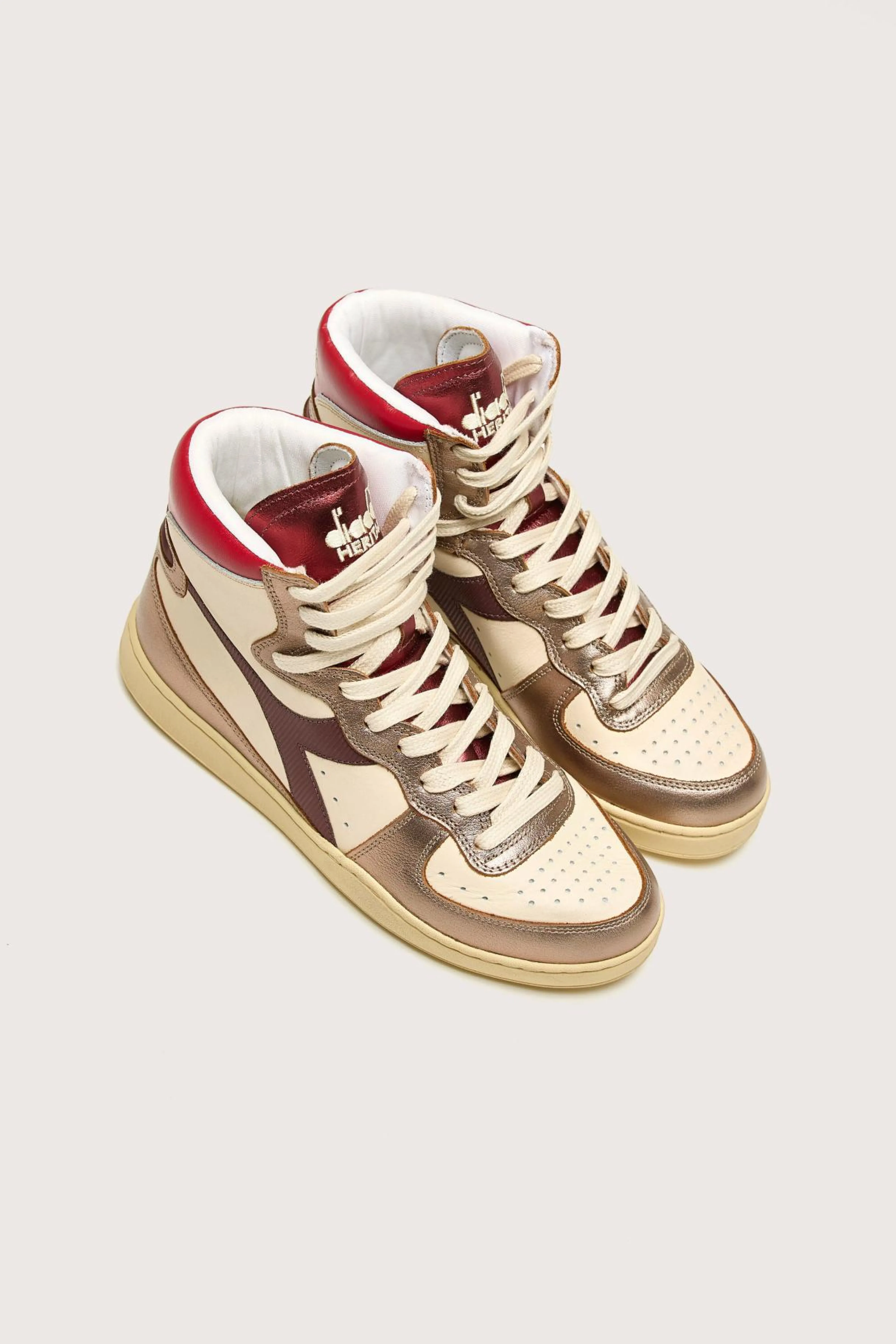 Cheap Diadora Mi Basket Metal Mix Used Voor Vrouwen