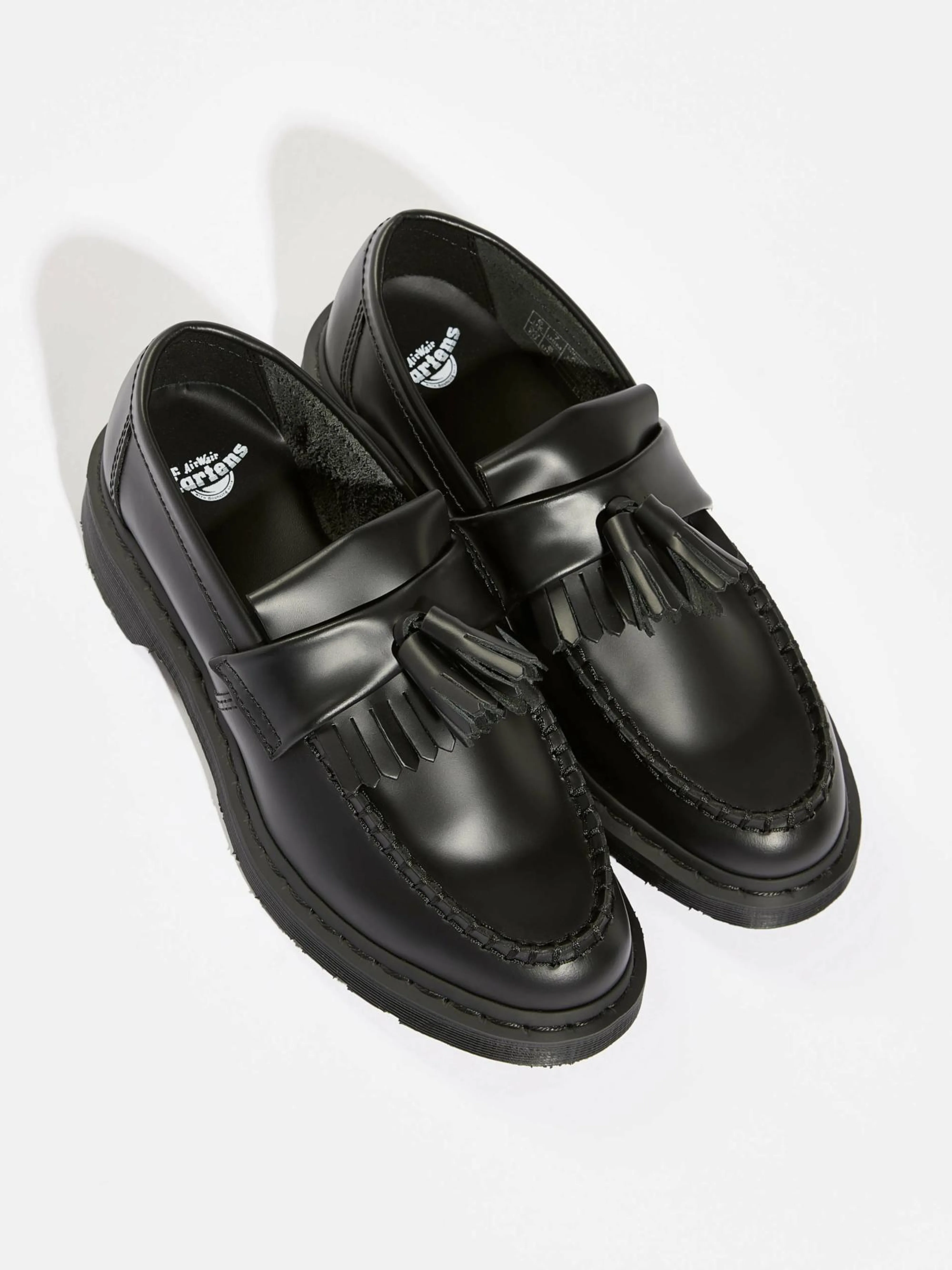 Shop Dr martens DR. MARTENS Adrian Mono Glad Leren Instappers Voor Vrouwen