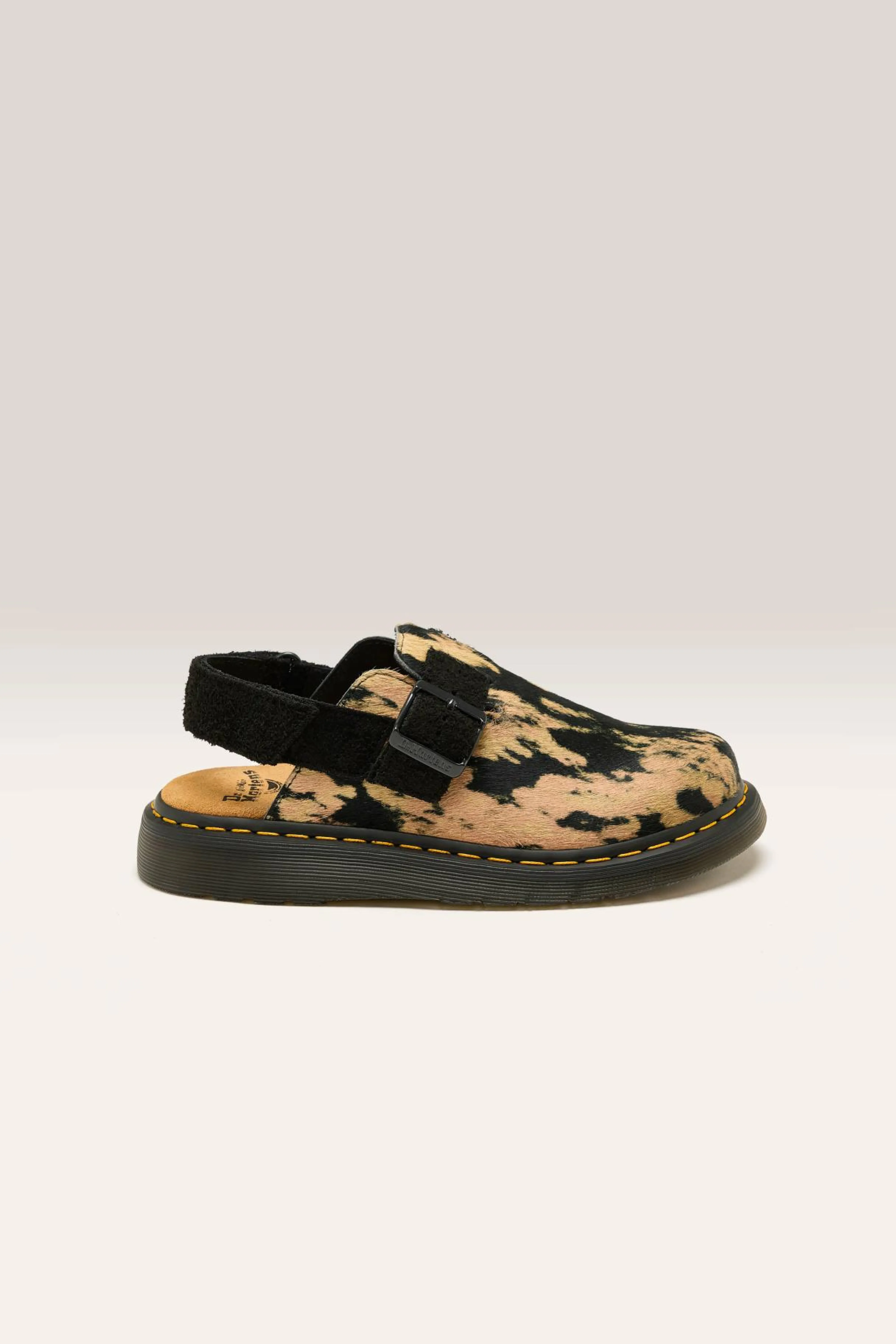 Best Dr martens DR. MARTENS Jorge Ii Contrast Hair-On Mules For Women