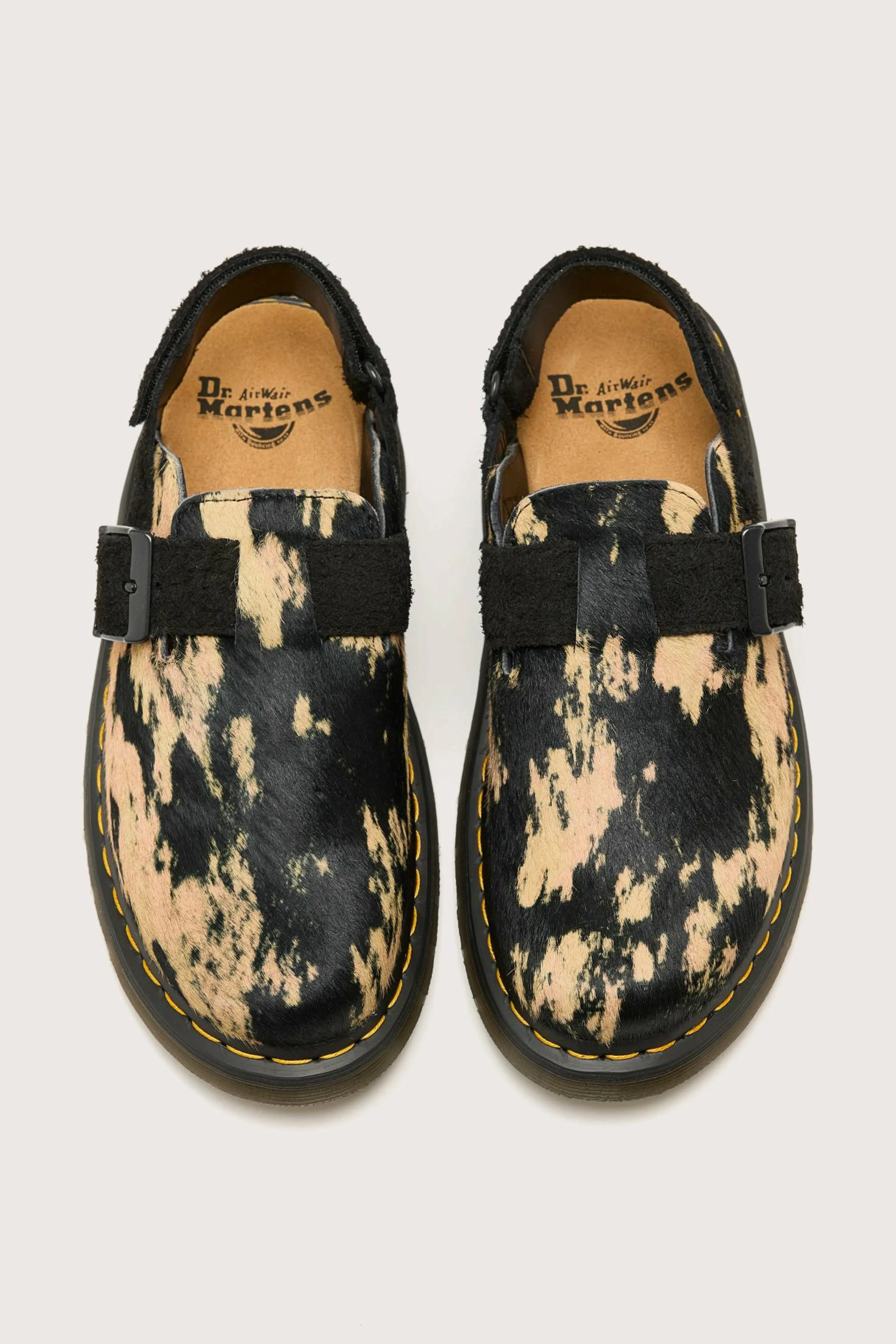 Best Dr martens DR. MARTENS Jorge Ii Contrast Hair-On Mules For Women