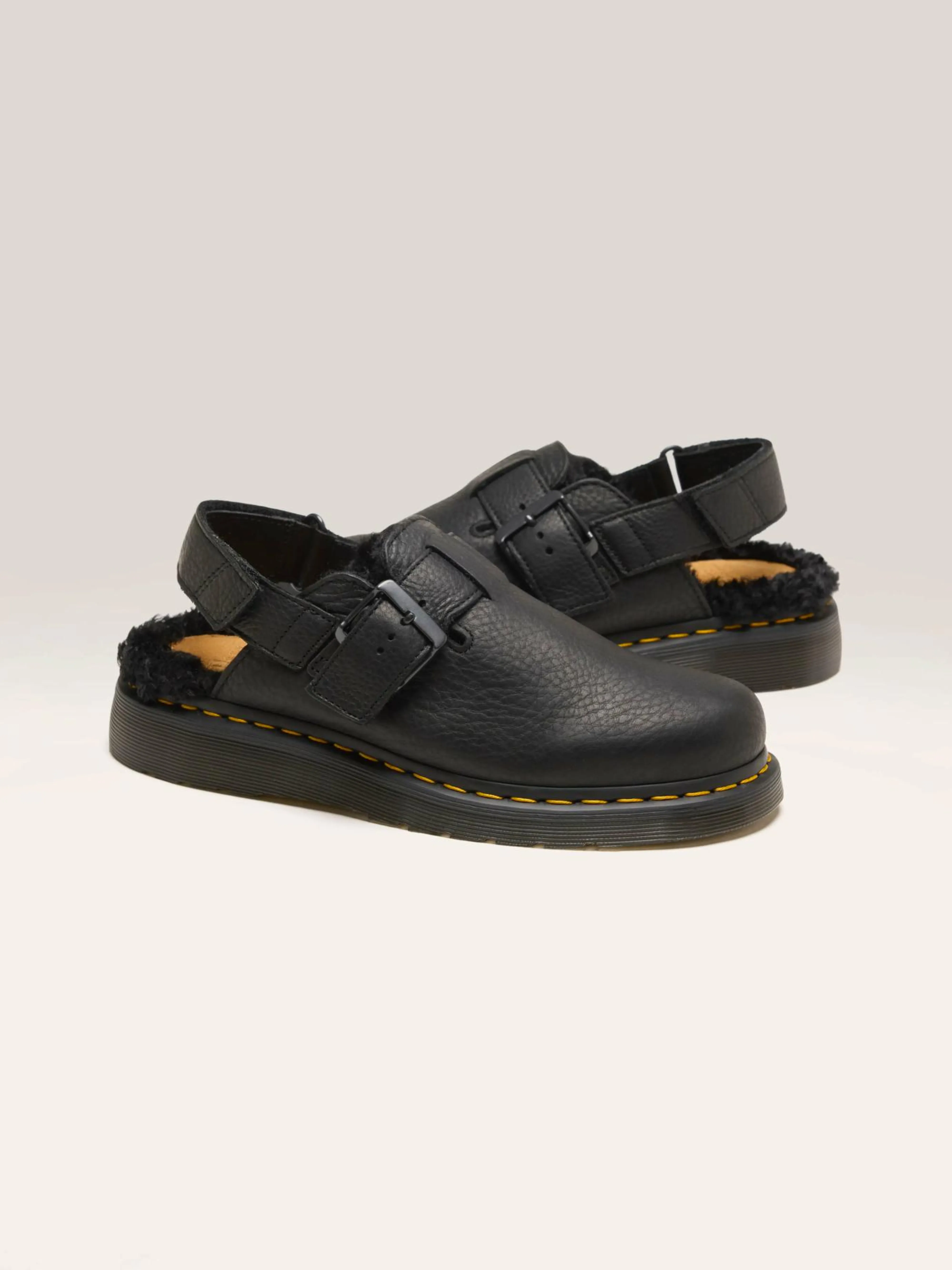 Best Dr martens DR. MARTENS Jorge II Muiltjes Met Imitatiebont Voering Voor Vrouwen