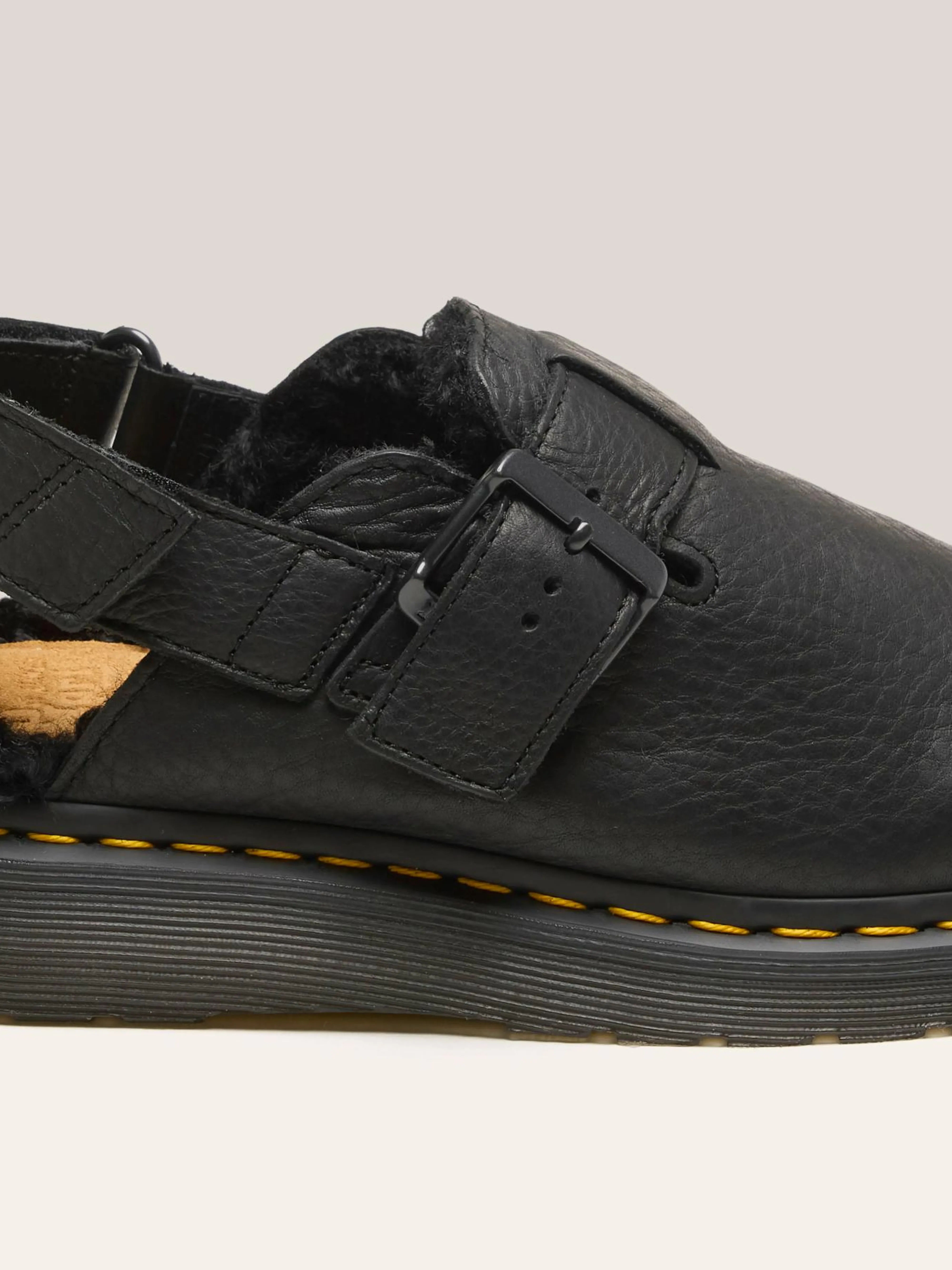 Best Dr martens DR. MARTENS Jorge II Muiltjes Met Imitatiebont Voering Voor Vrouwen