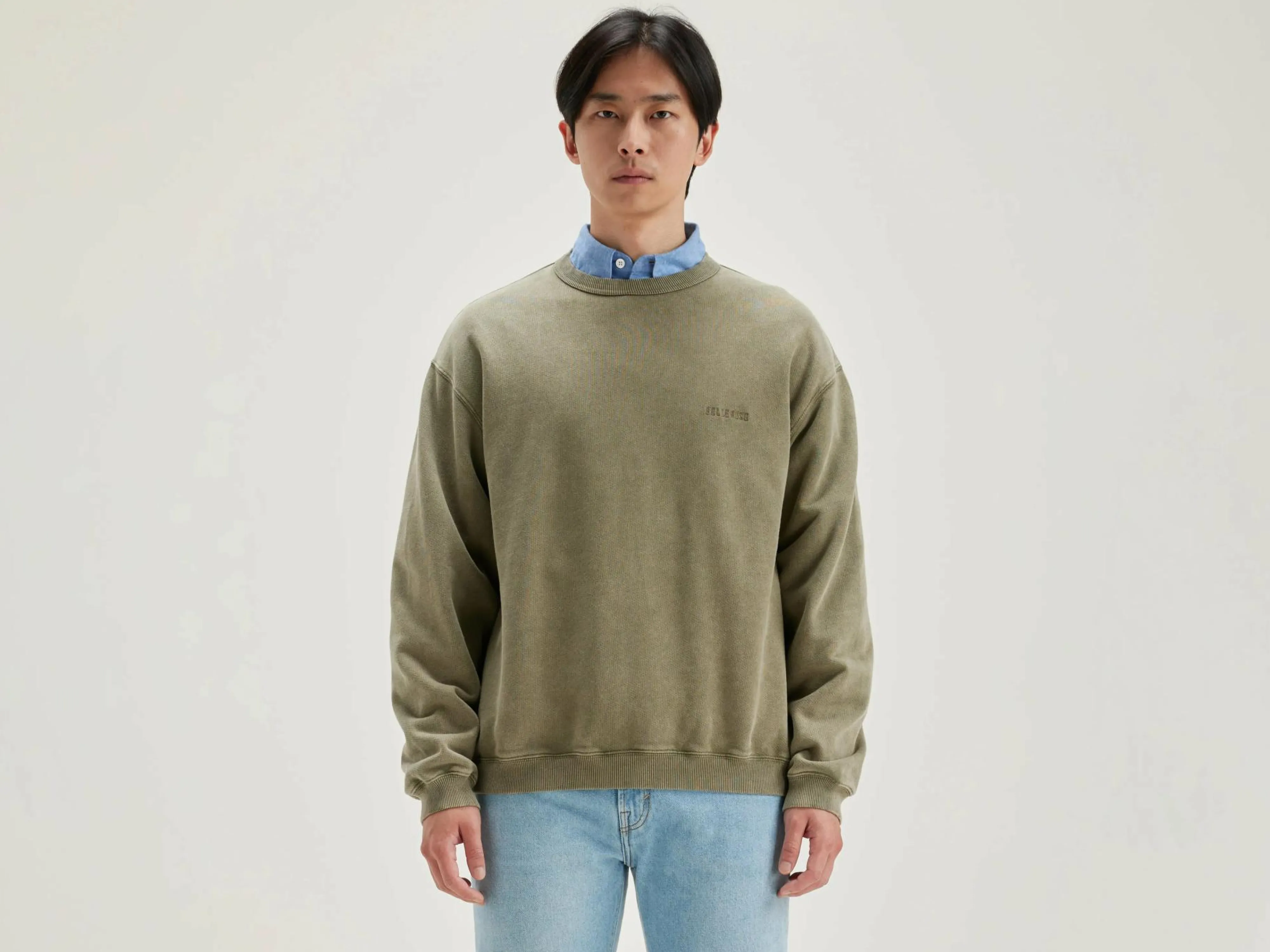 Hot Bellerose Fabien Ronde Hals Sweatshirt Military