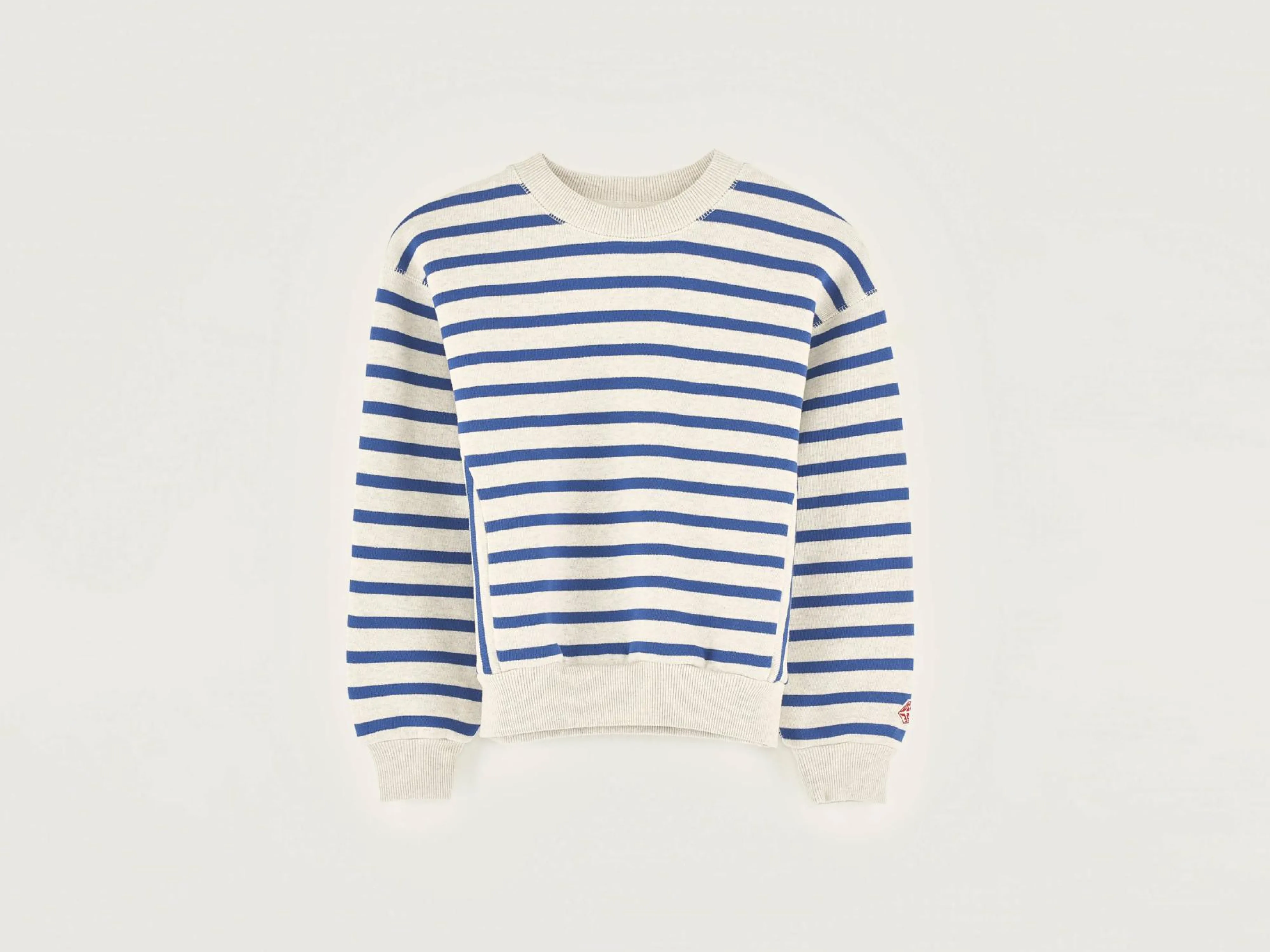 Sale Bellerose Fadoly Ronde Hals Sweatshirt Ice / Worker