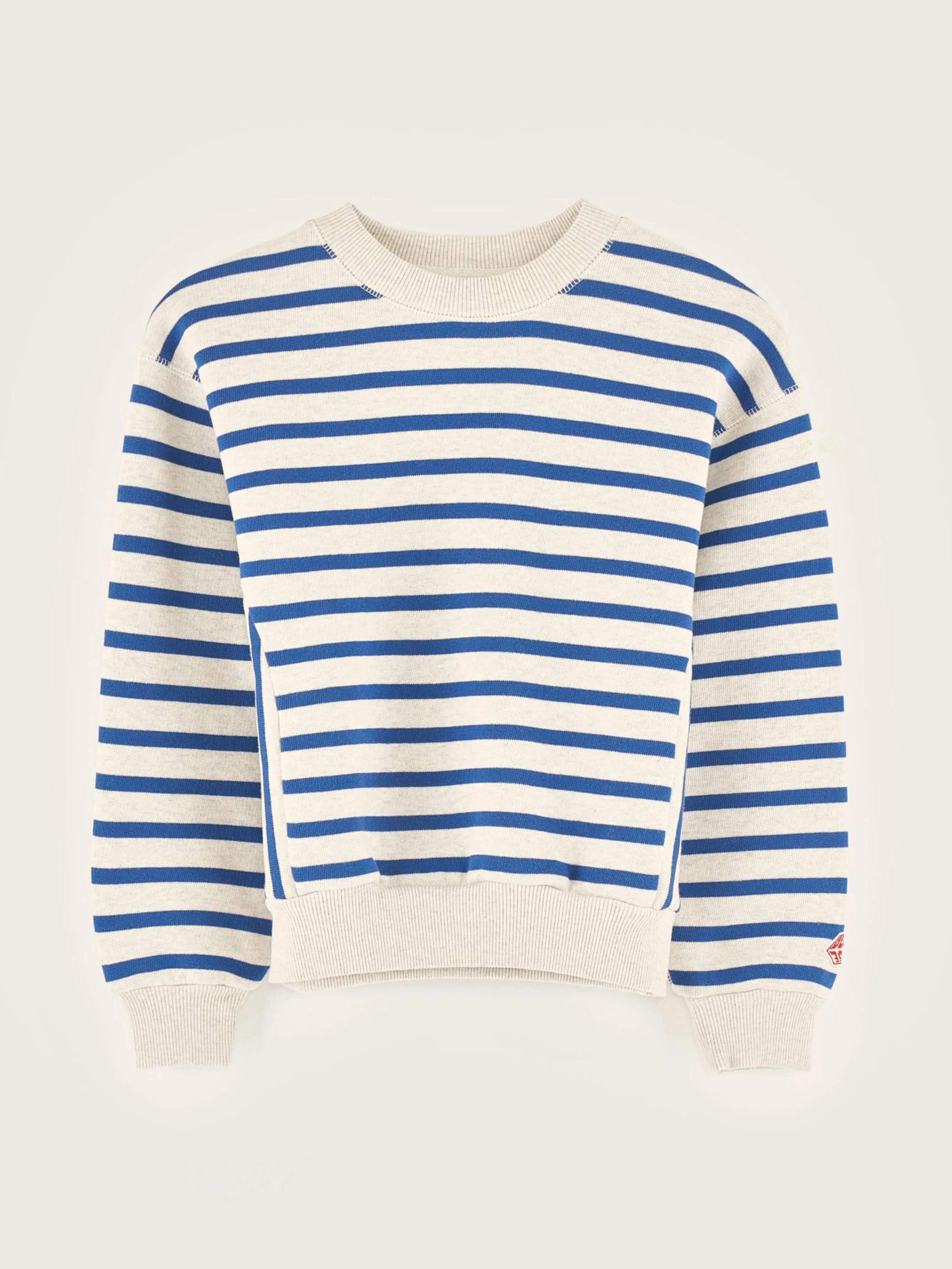 Sale Bellerose Fadoly Ronde Hals Sweatshirt Ice / Worker