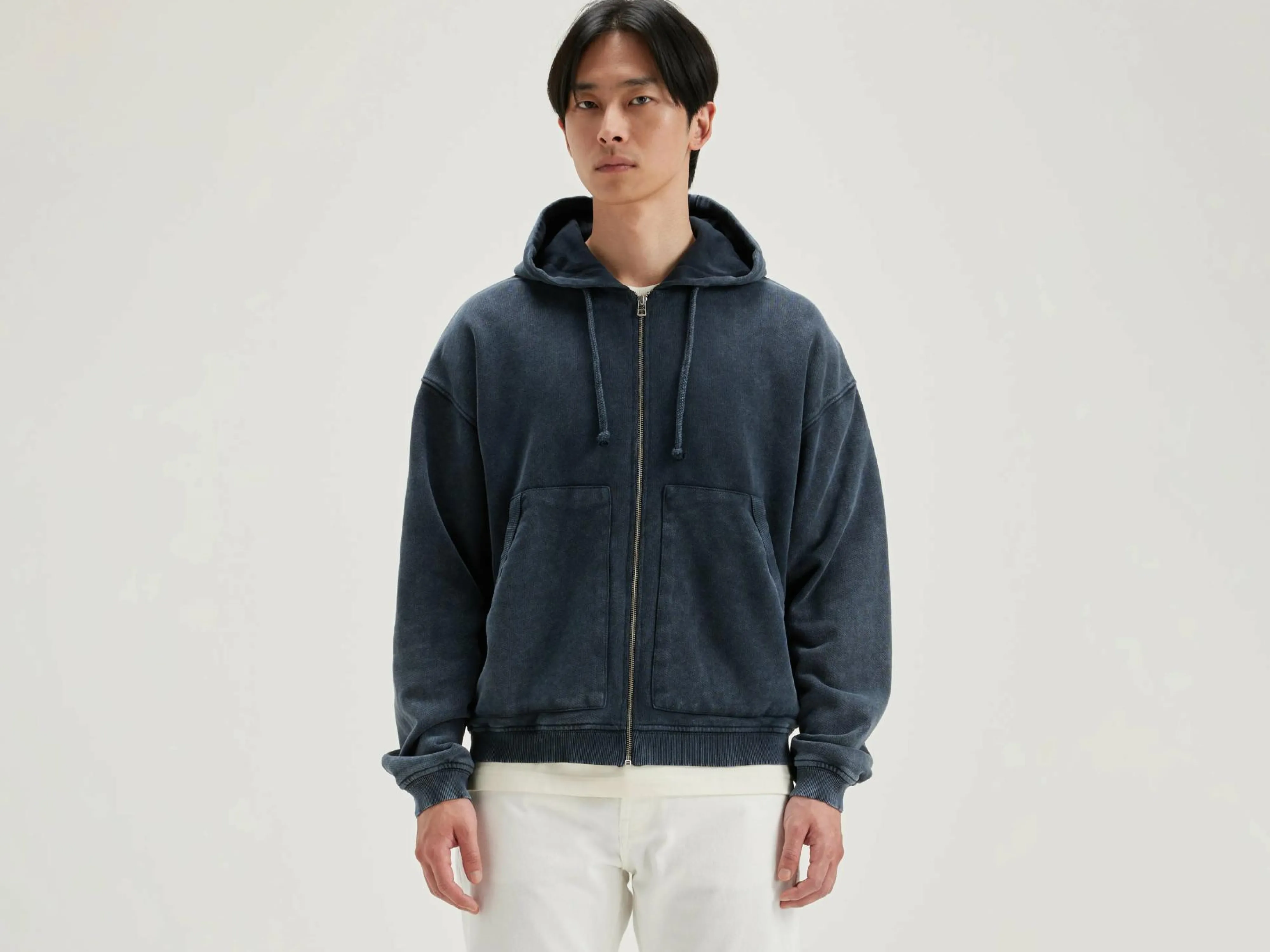 Online Bellerose Falkon Hoodie Met Rits Black blue