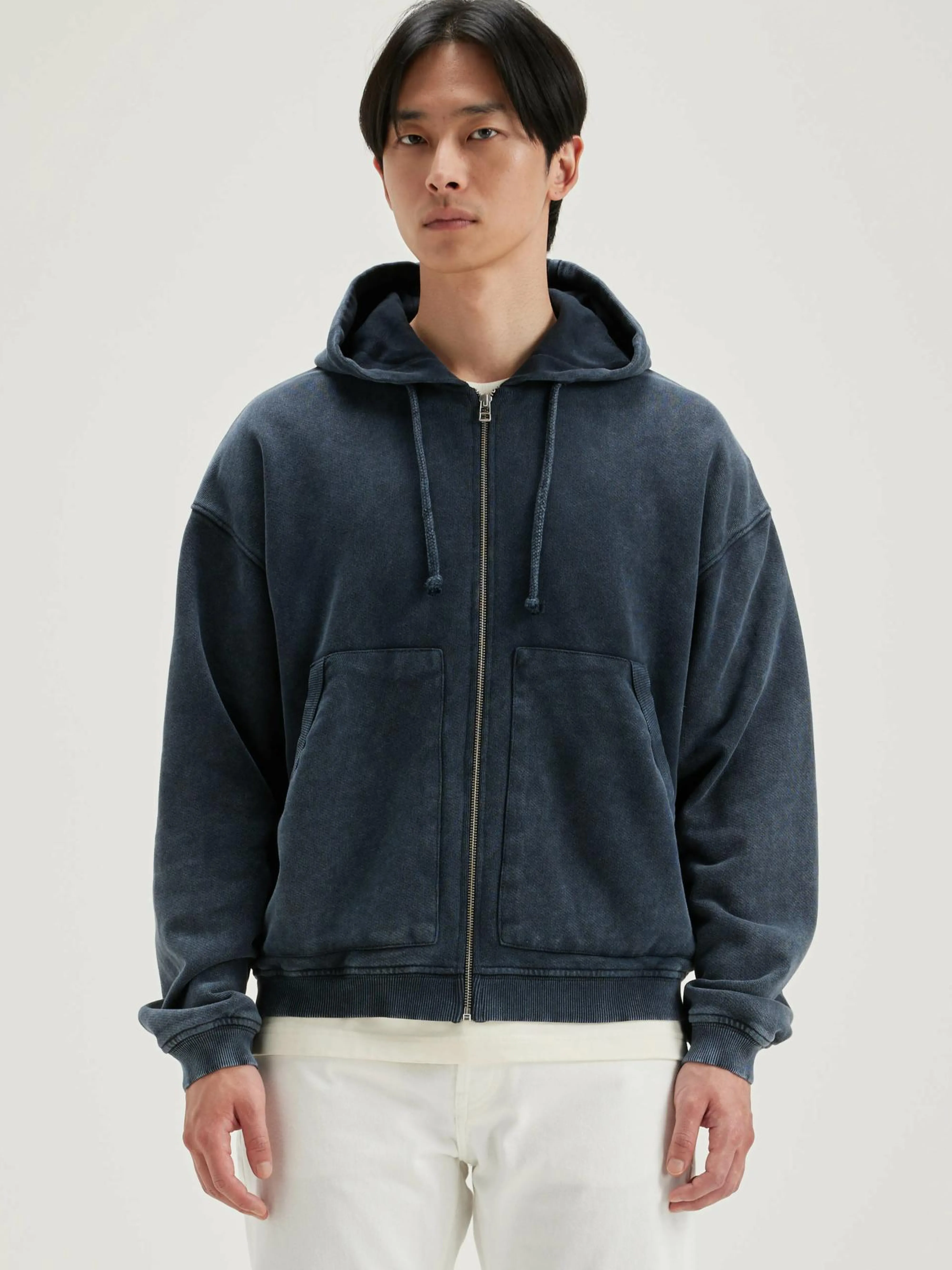 Online Bellerose Falkon Hoodie Met Rits Black blue