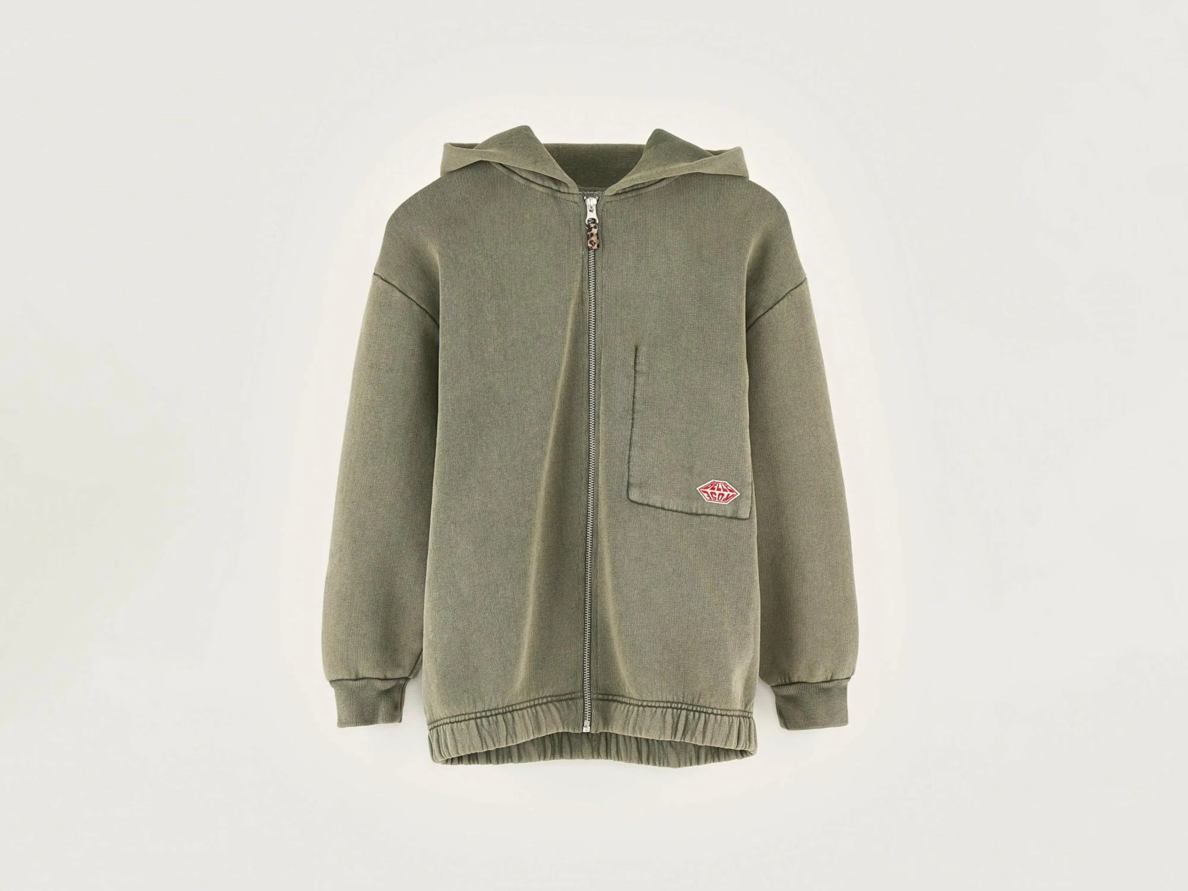 Best Bellerose Farino Hoodie Met Ritssluiting Moss