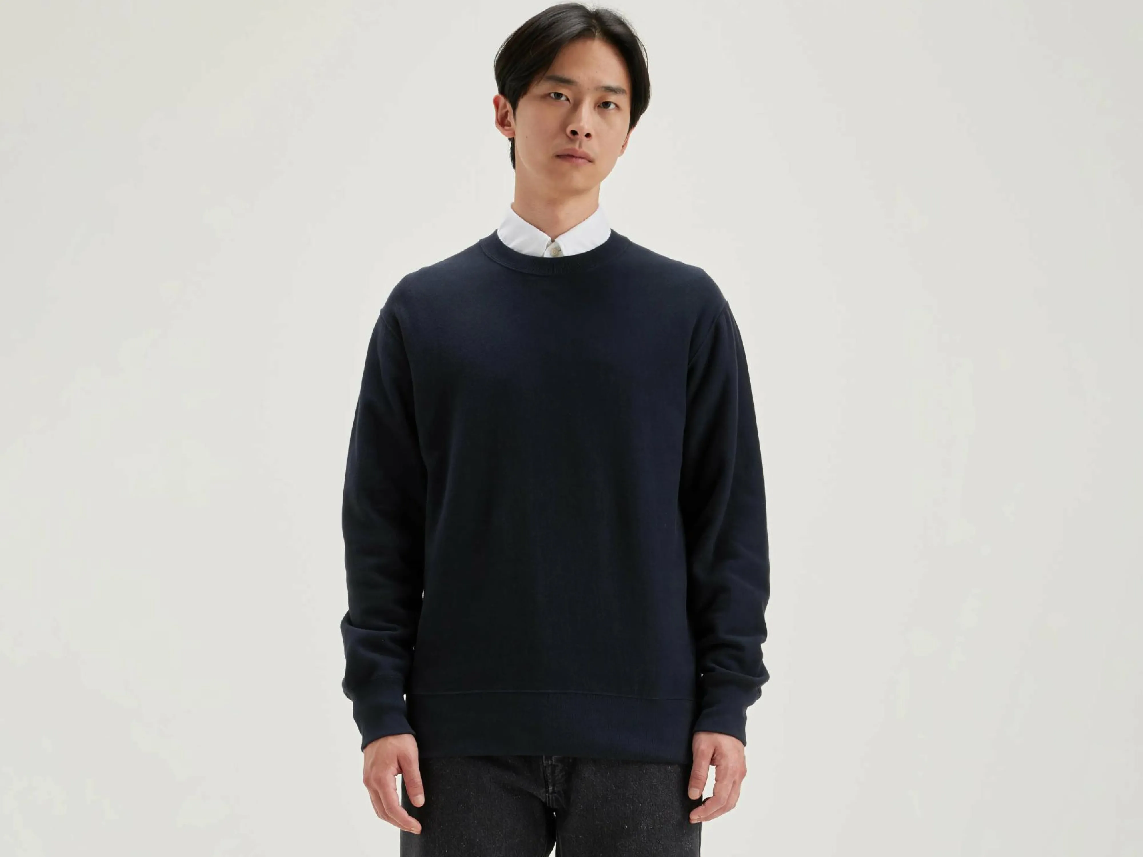 Sale Bellerose Flake Ronde Hals Sweatshirt Navy