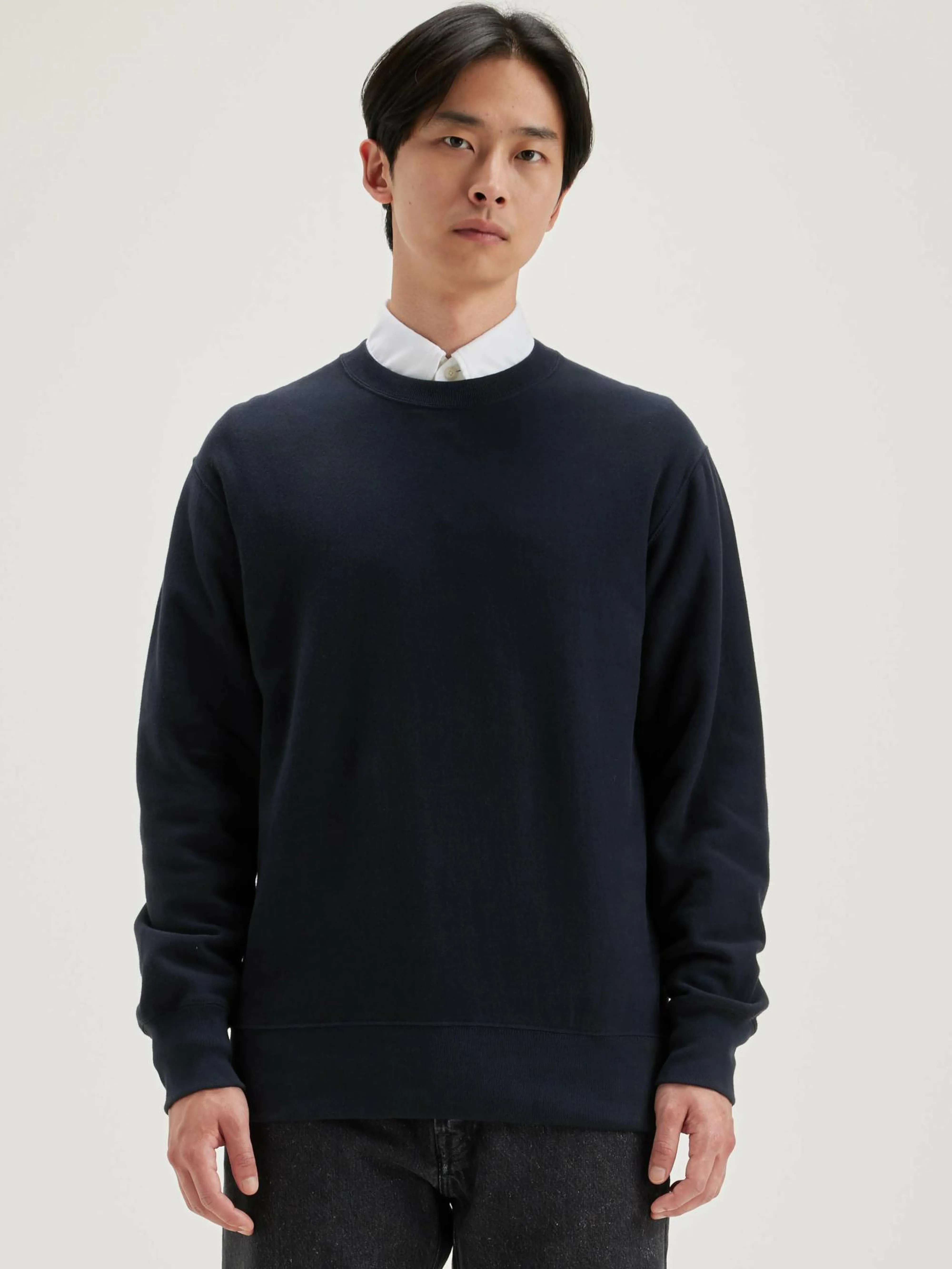 Sale Bellerose Flake Ronde Hals Sweatshirt Navy