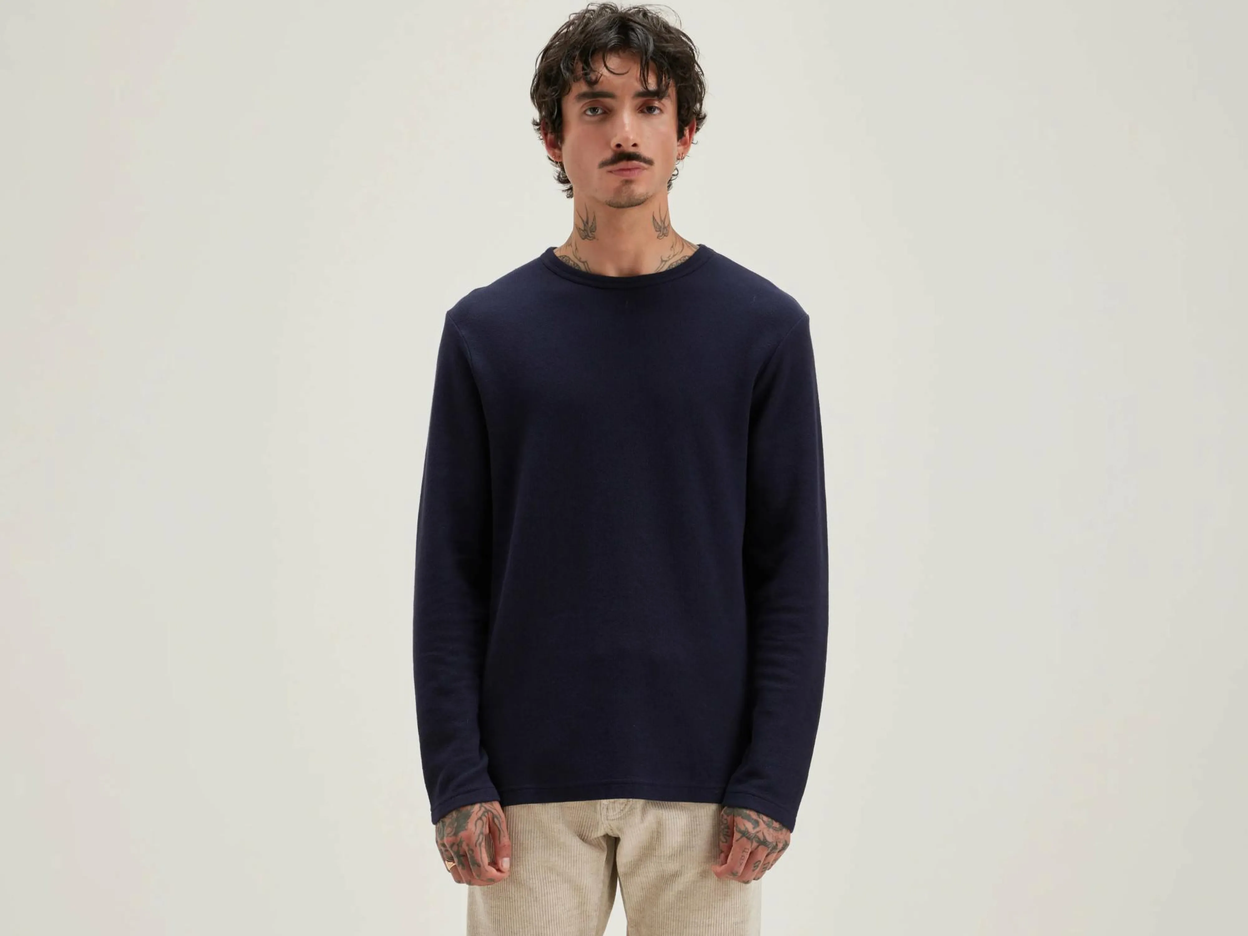 Flash Sale Bellerose Fresh Lange Mouwen T-shirt Navy