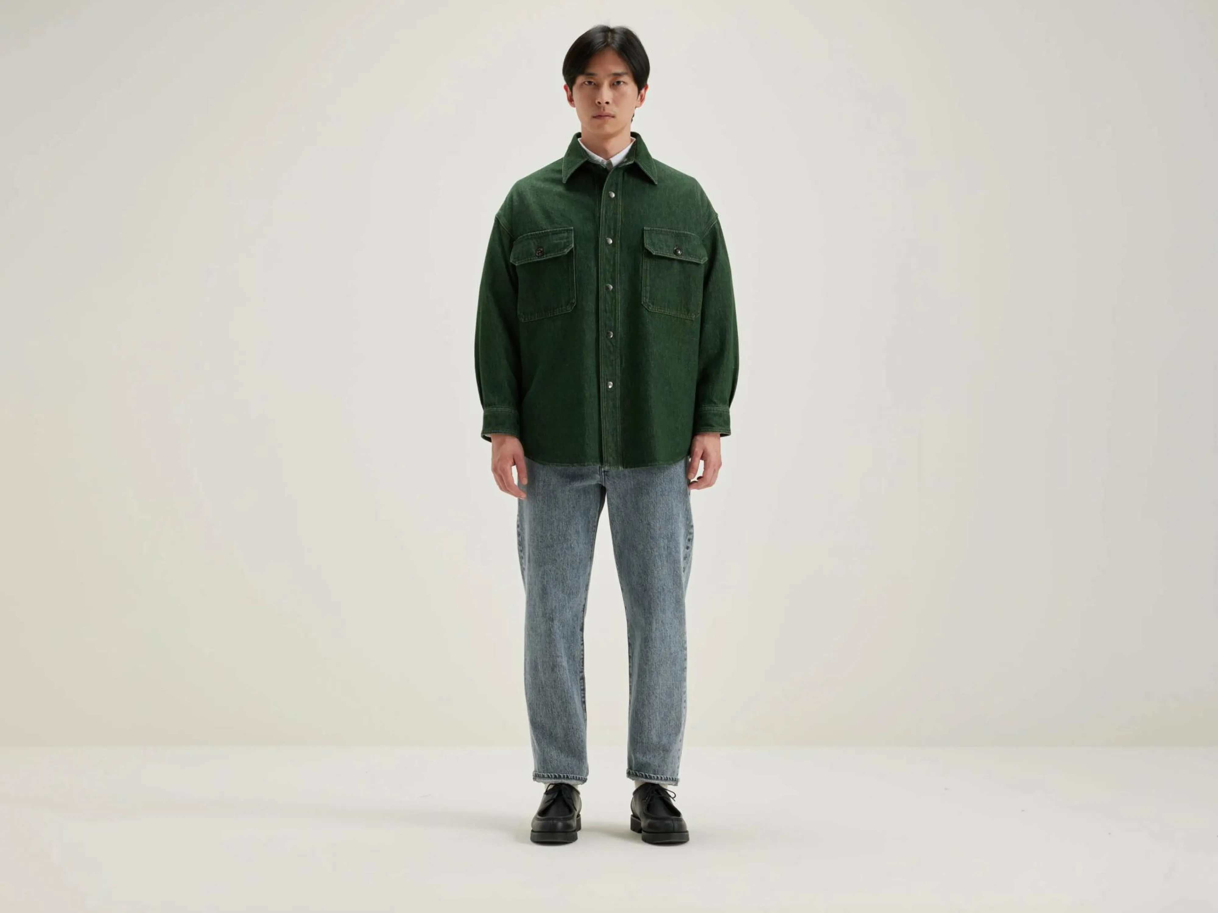 Flash Sale Bellerose Grown Geruit Overhemd Green stone