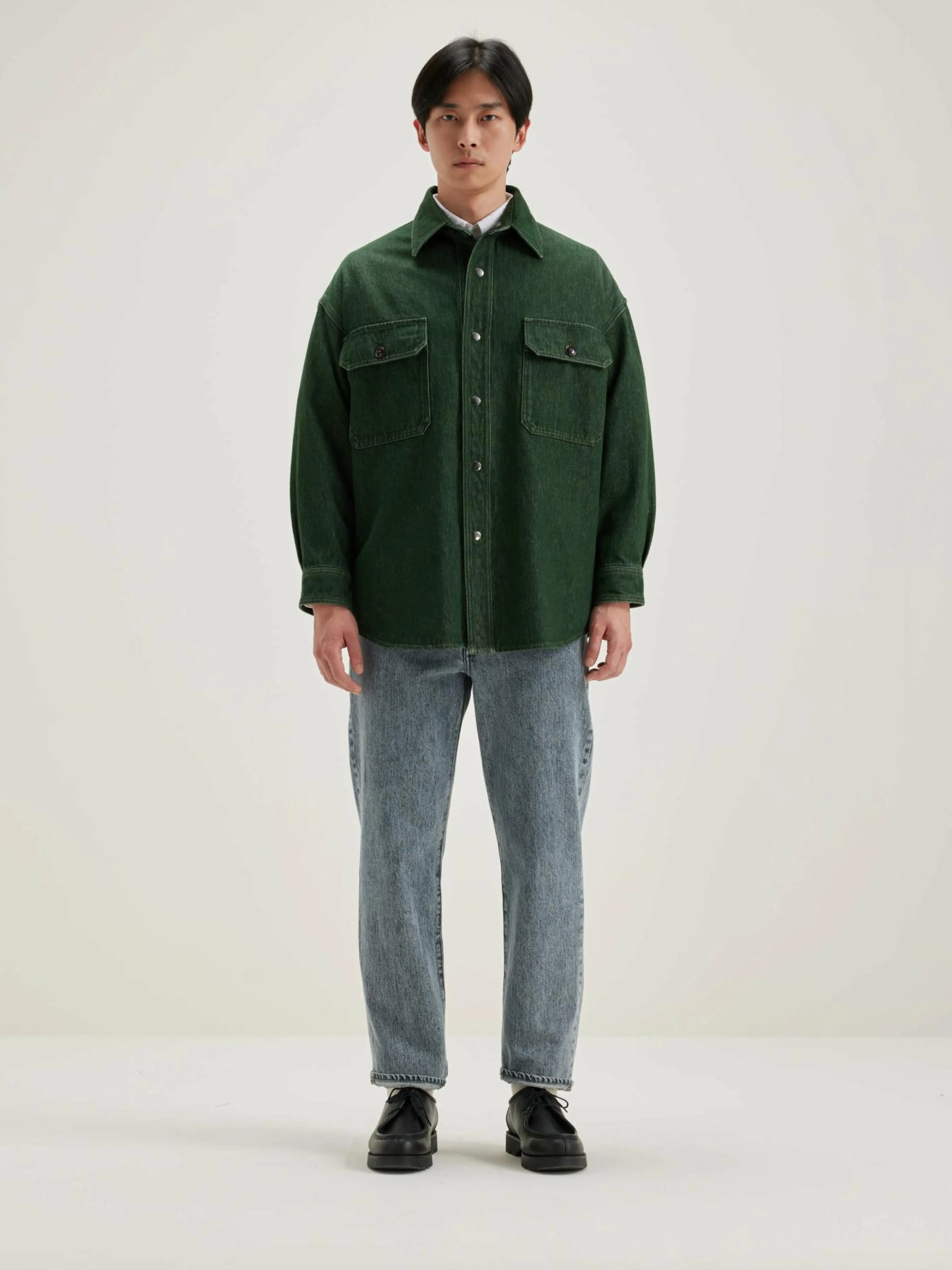 Flash Sale Bellerose Grown Geruit Overhemd Green stone