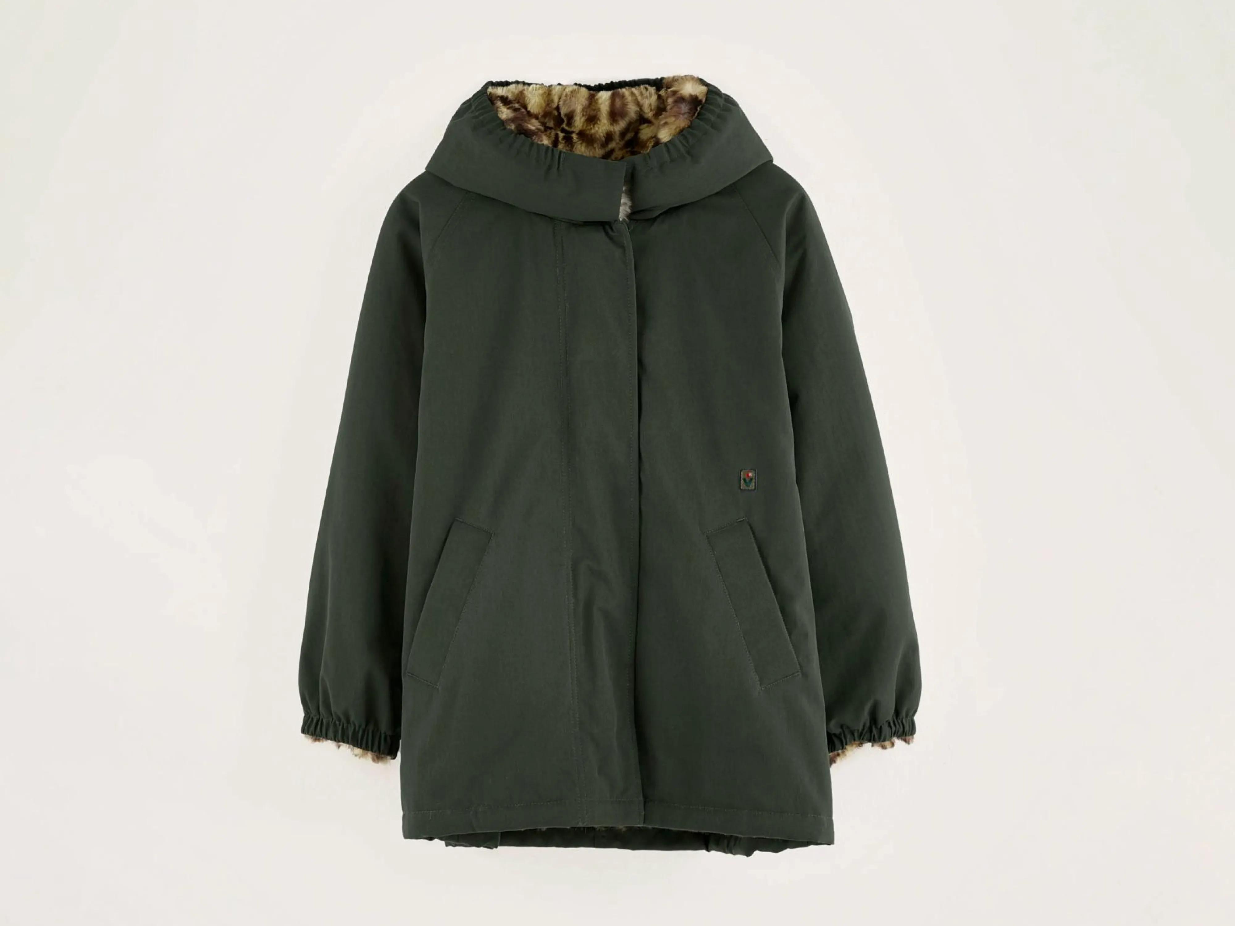 Clearance Bellerose Harbor Parka Met Capuchon Forest