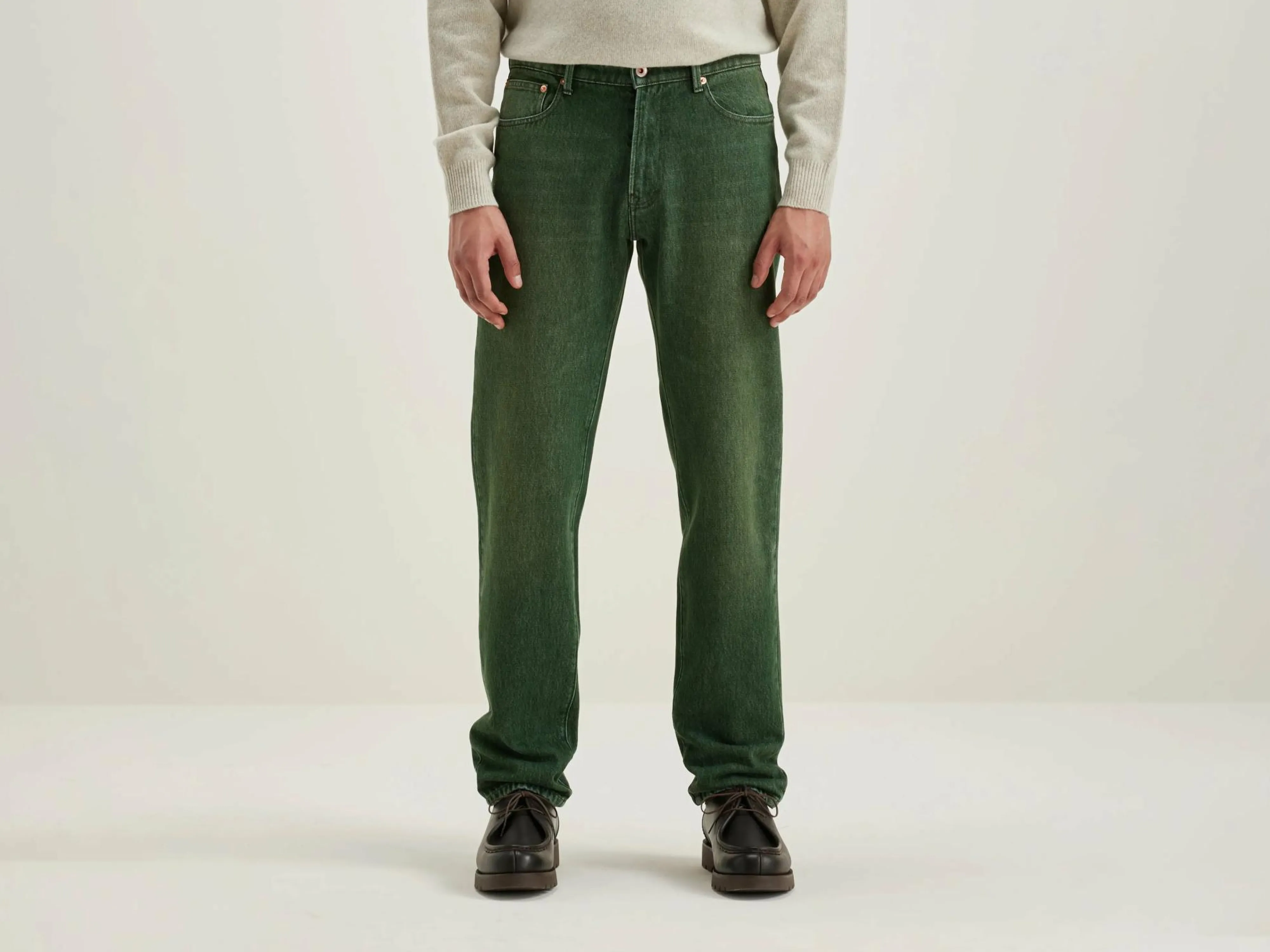 Store Bellerose Keegan Rechte Jeans Green used