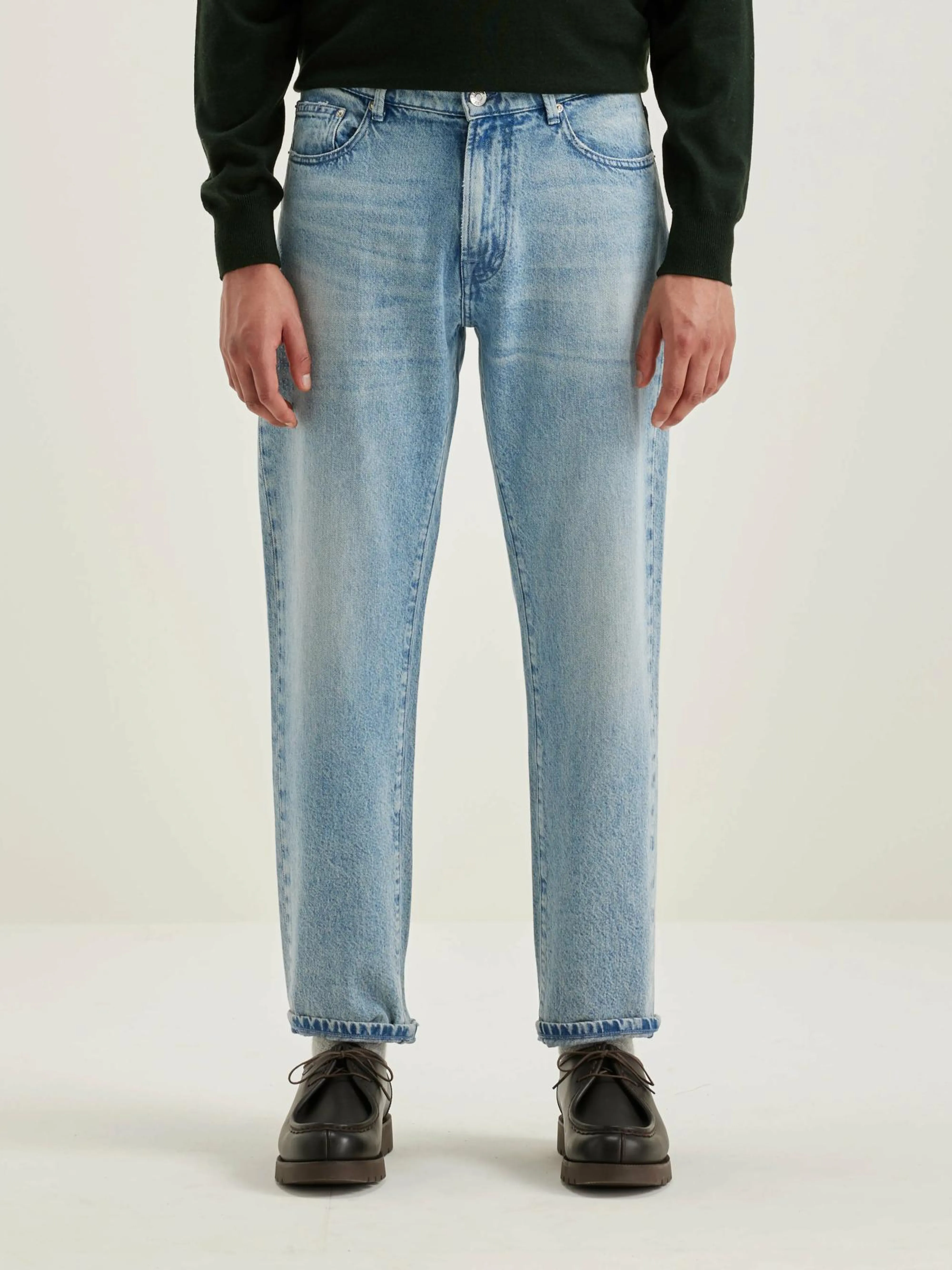 Best Sale Bellerose Keegan Rechte Jeans Light blue bleach