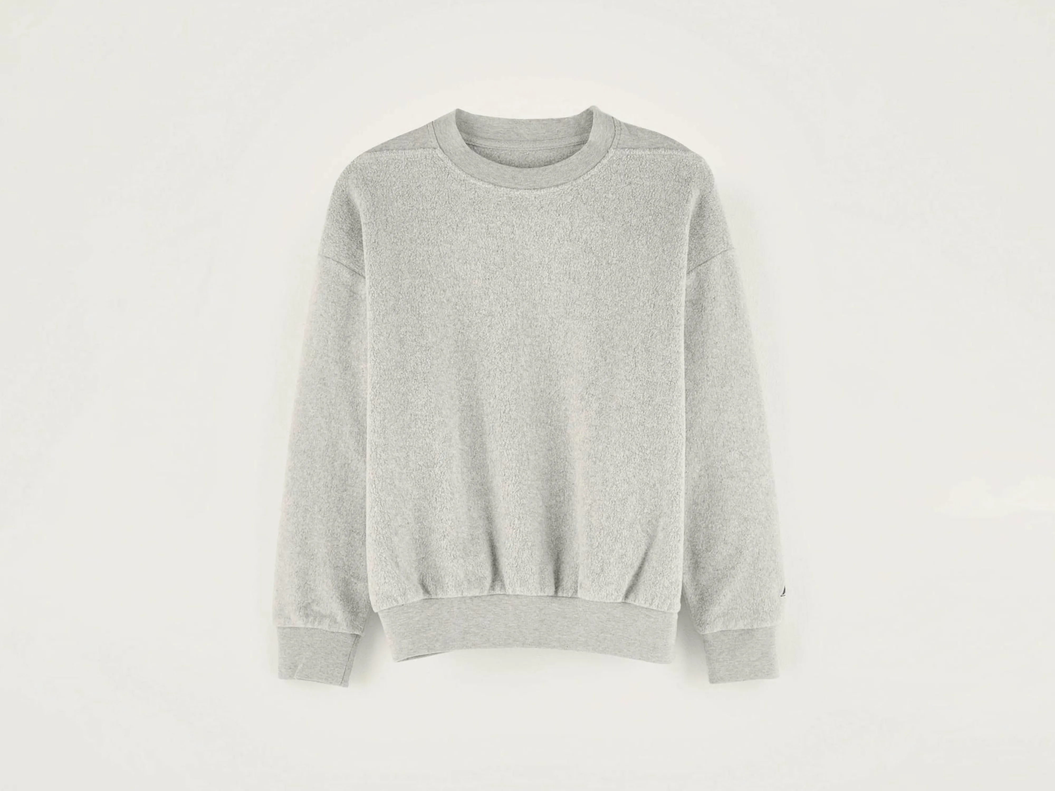 Shop Bellerose Mark Ronde Hals Sweatshirt Heather grey