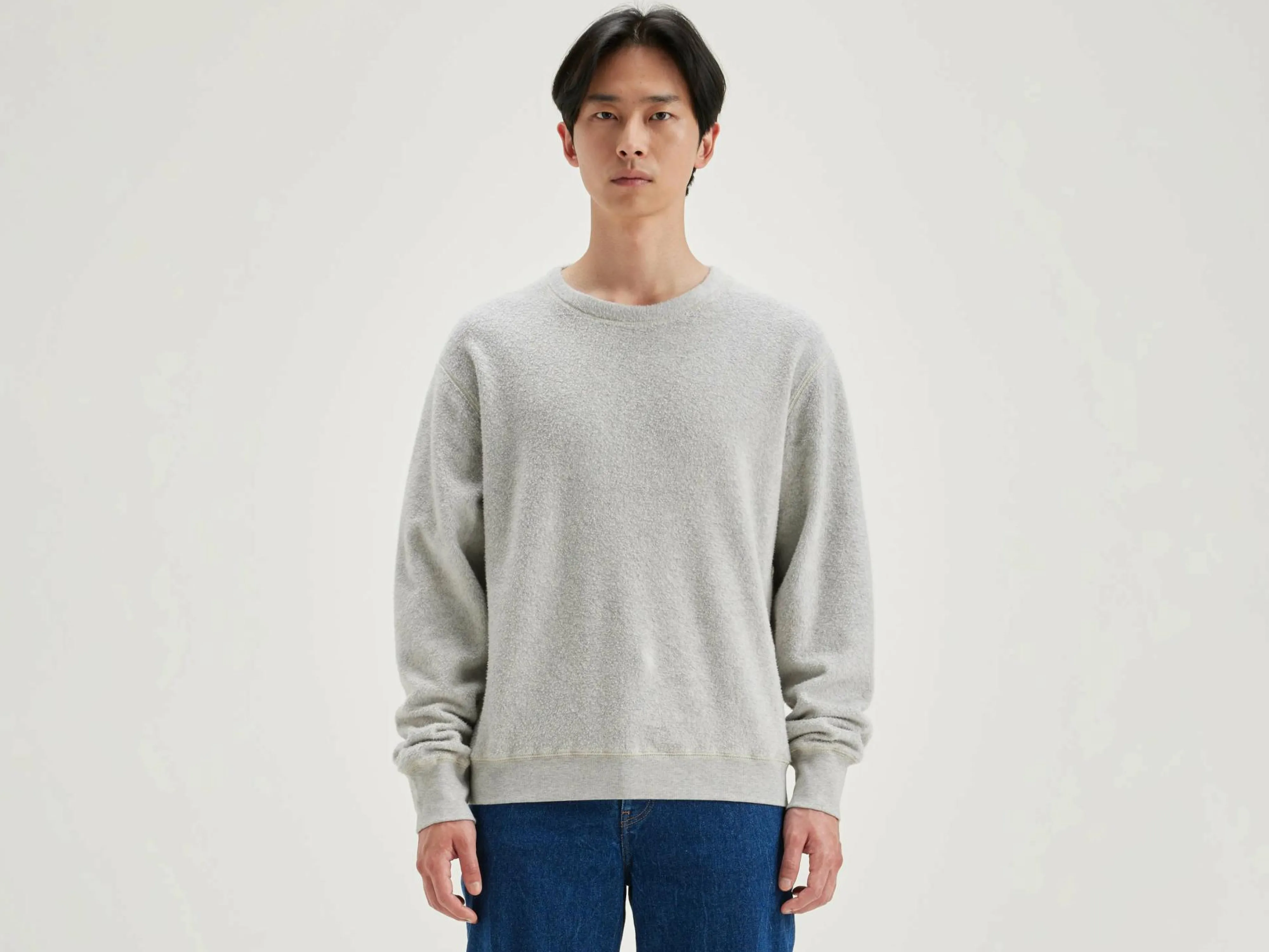 Best Bellerose Matt Ronde Hals Sweatshirt Heather grey