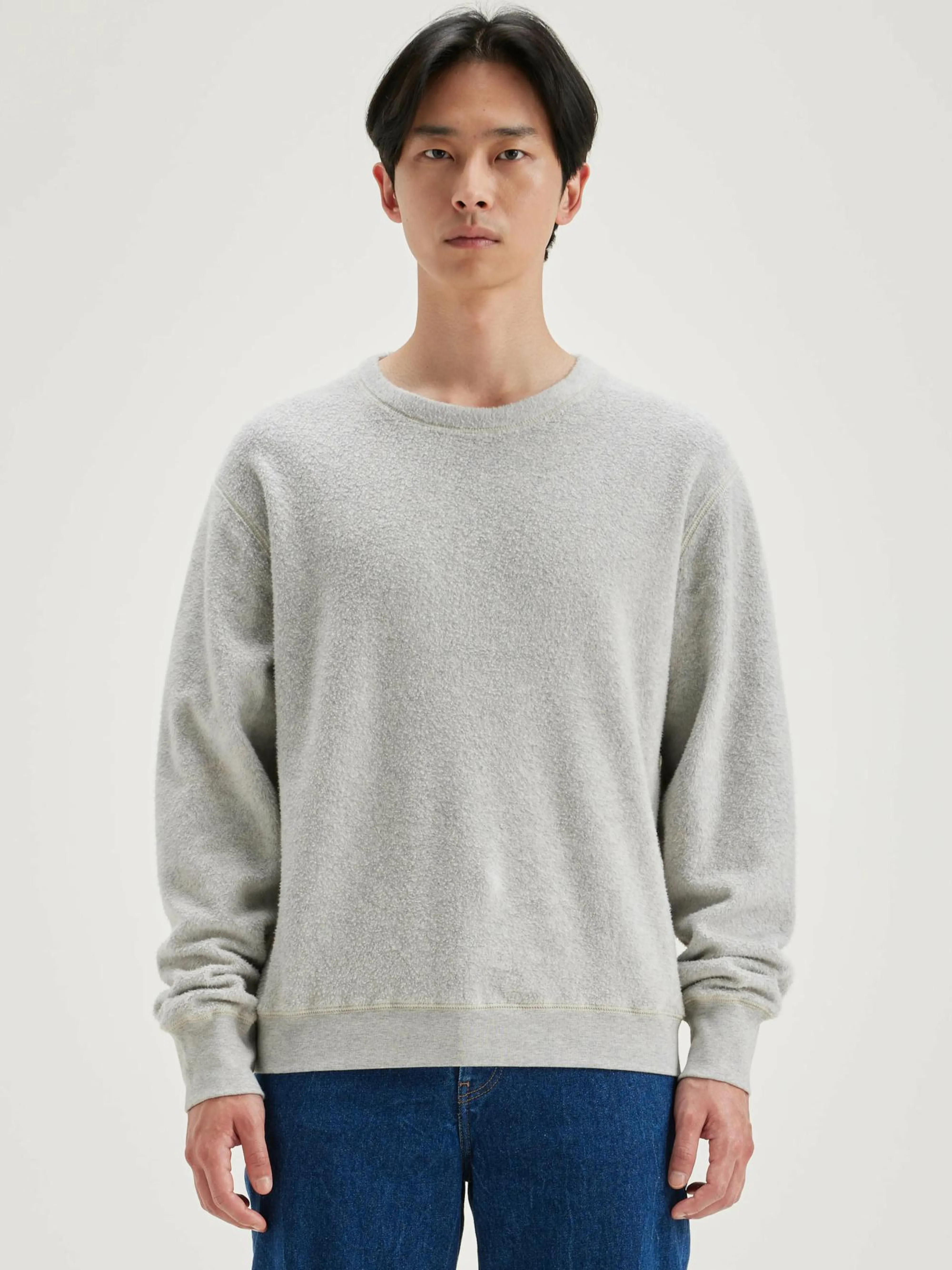 Best Bellerose Matt Ronde Hals Sweatshirt Heather grey