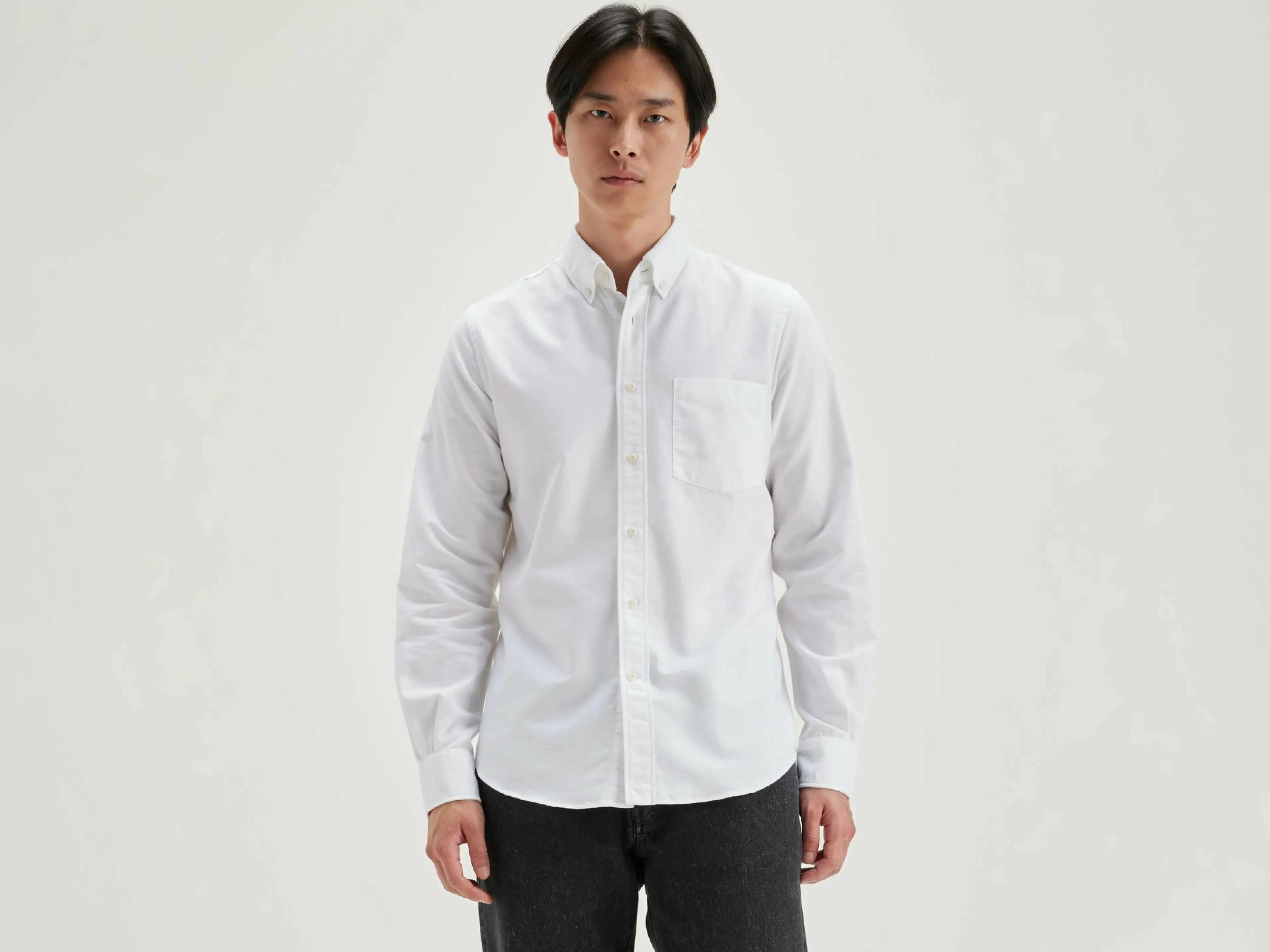 Shop Bellerose Mire Slim Hemd White