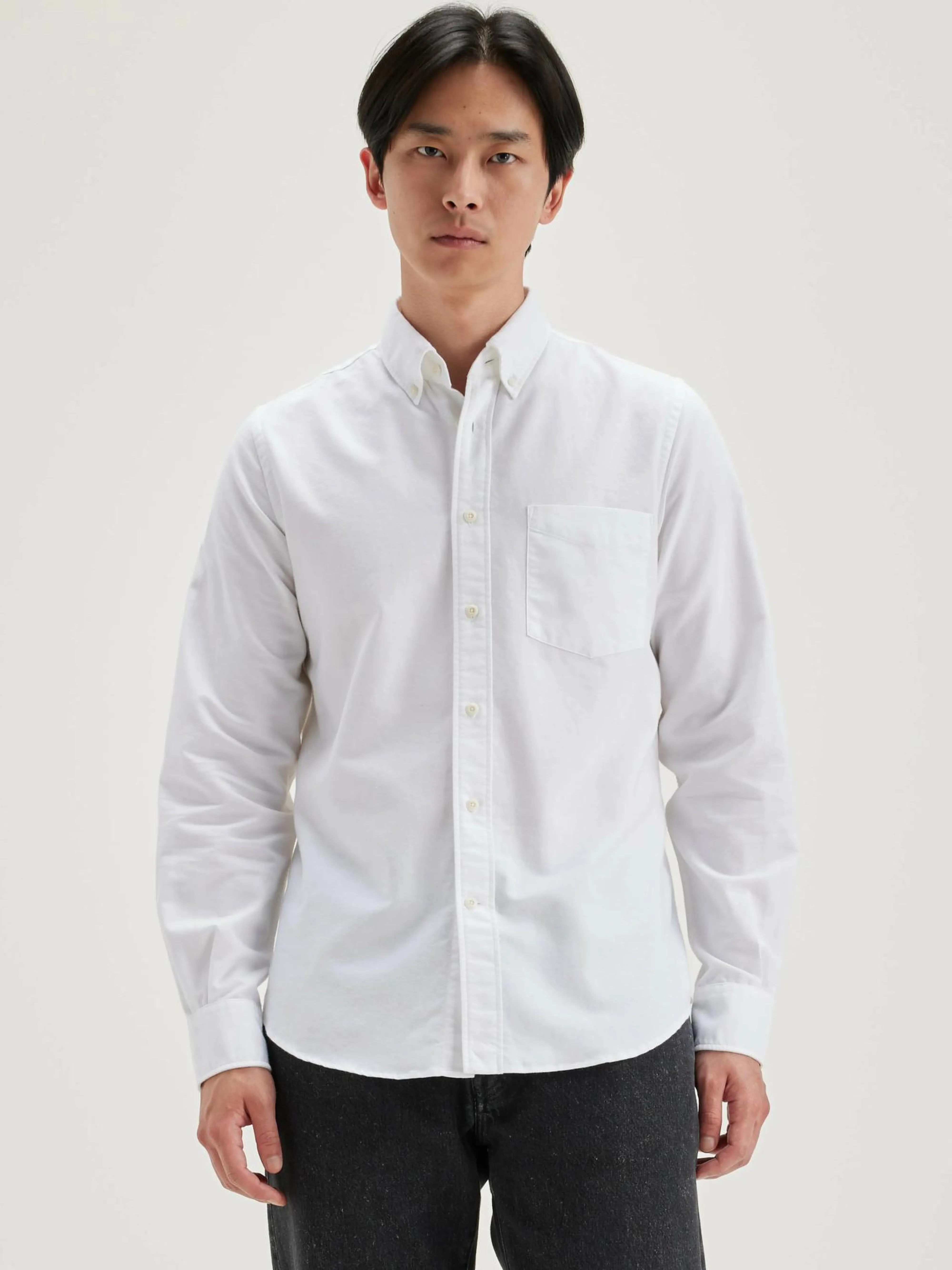 Shop Bellerose Mire Slim Hemd White