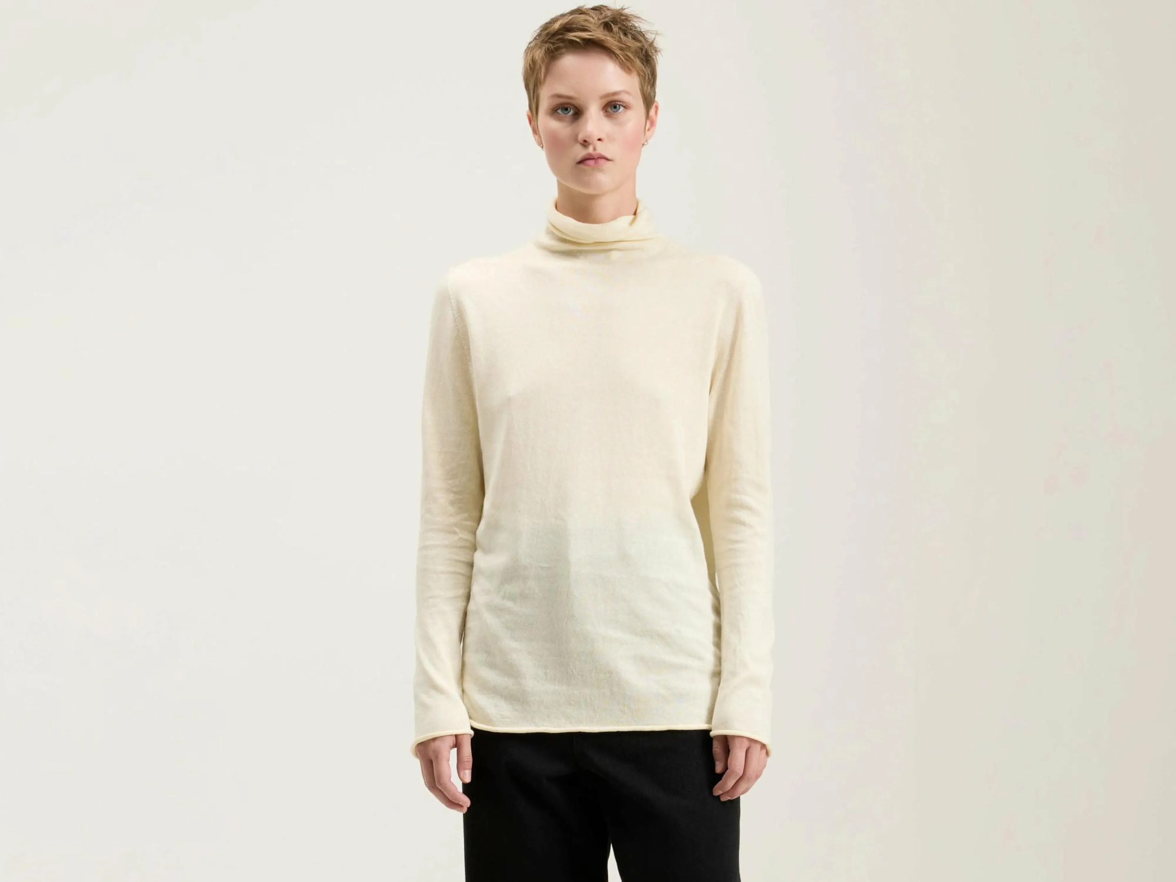 Best Sale Nicholson & Nicholson Agnes Organic Cotton Turtleneck