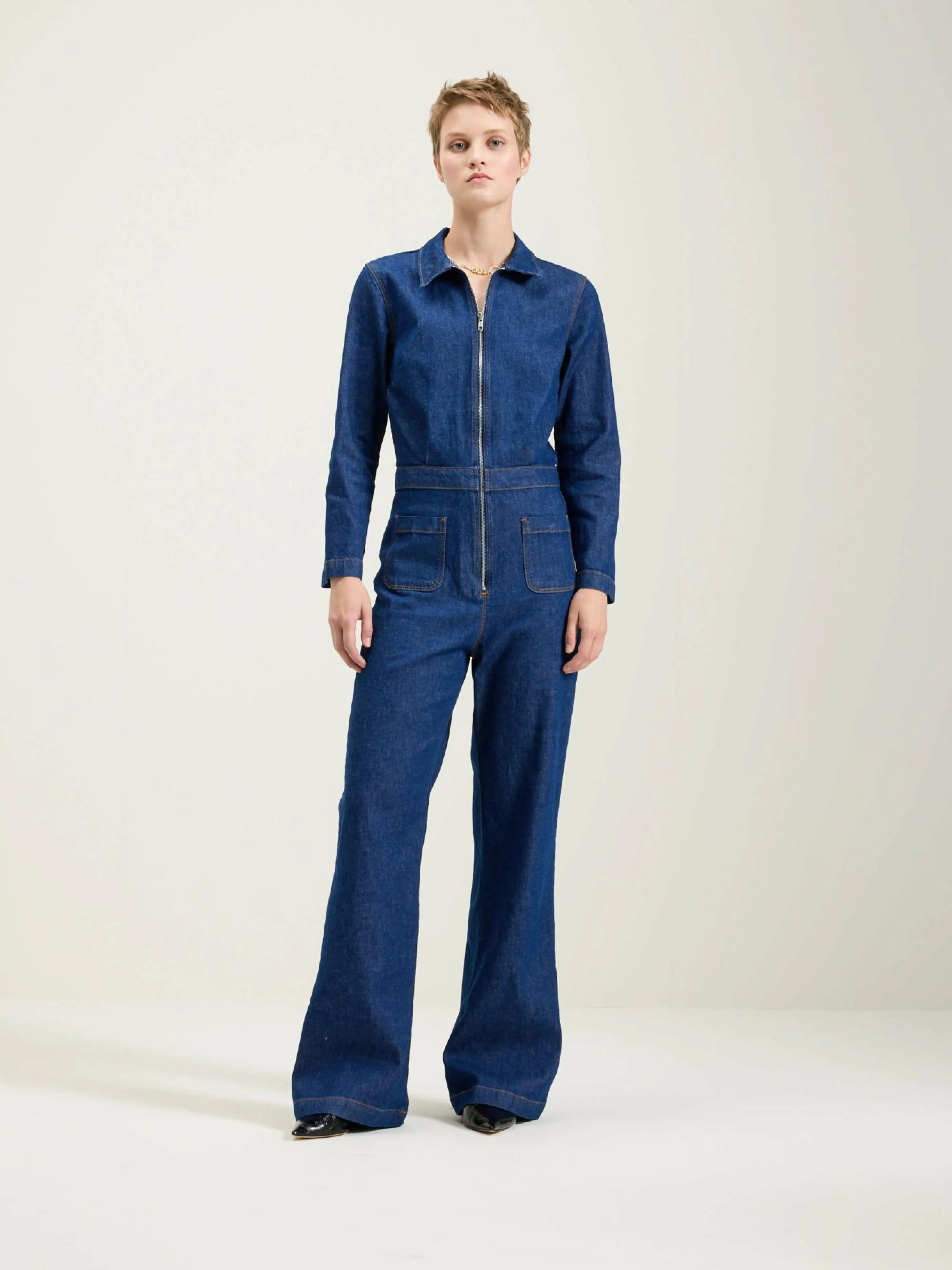 Shop Bellerose Pamelie Denim Jumpsuit