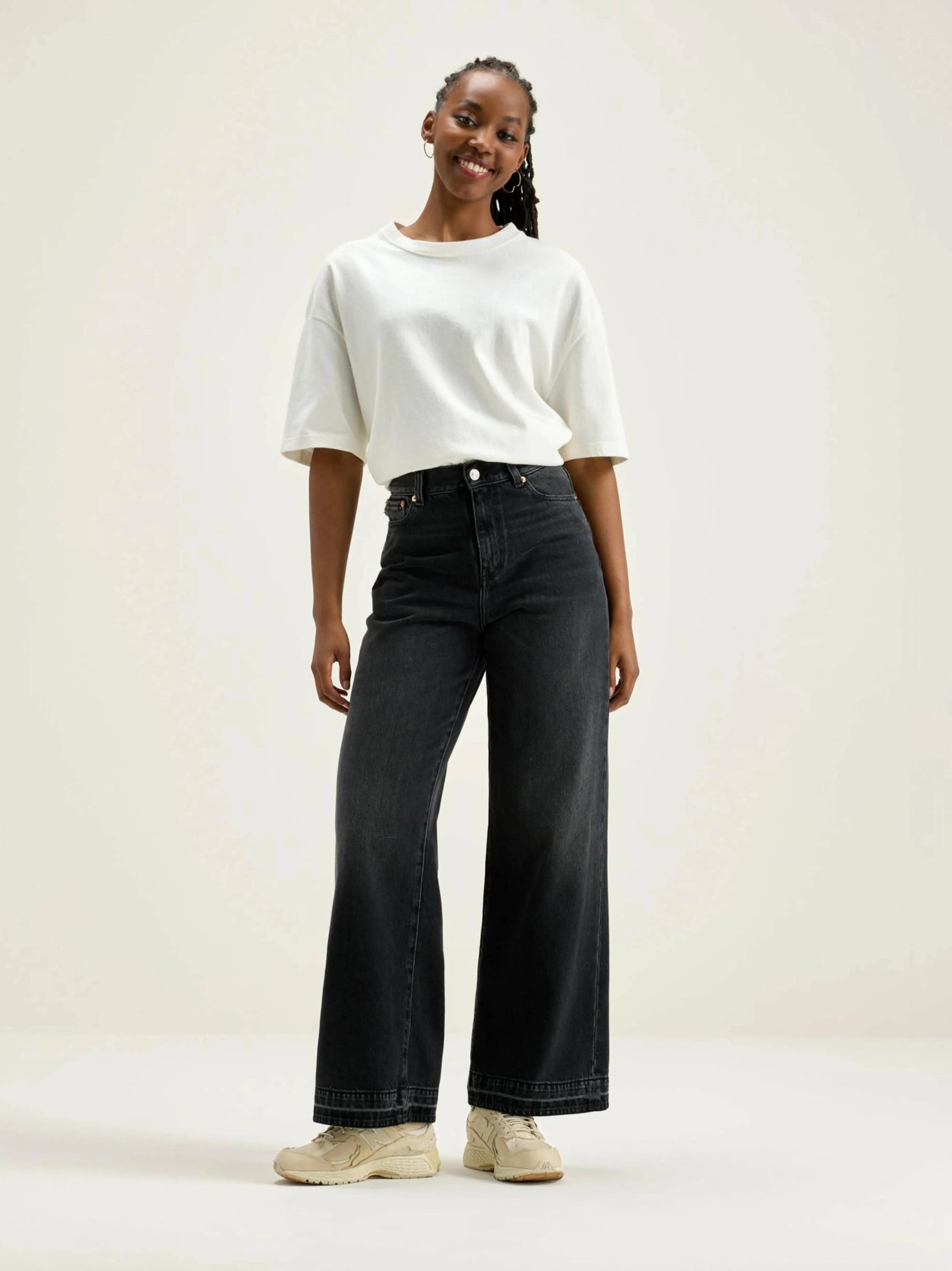 Outlet Bellerose Parthe Boyfriend Jeans Used black