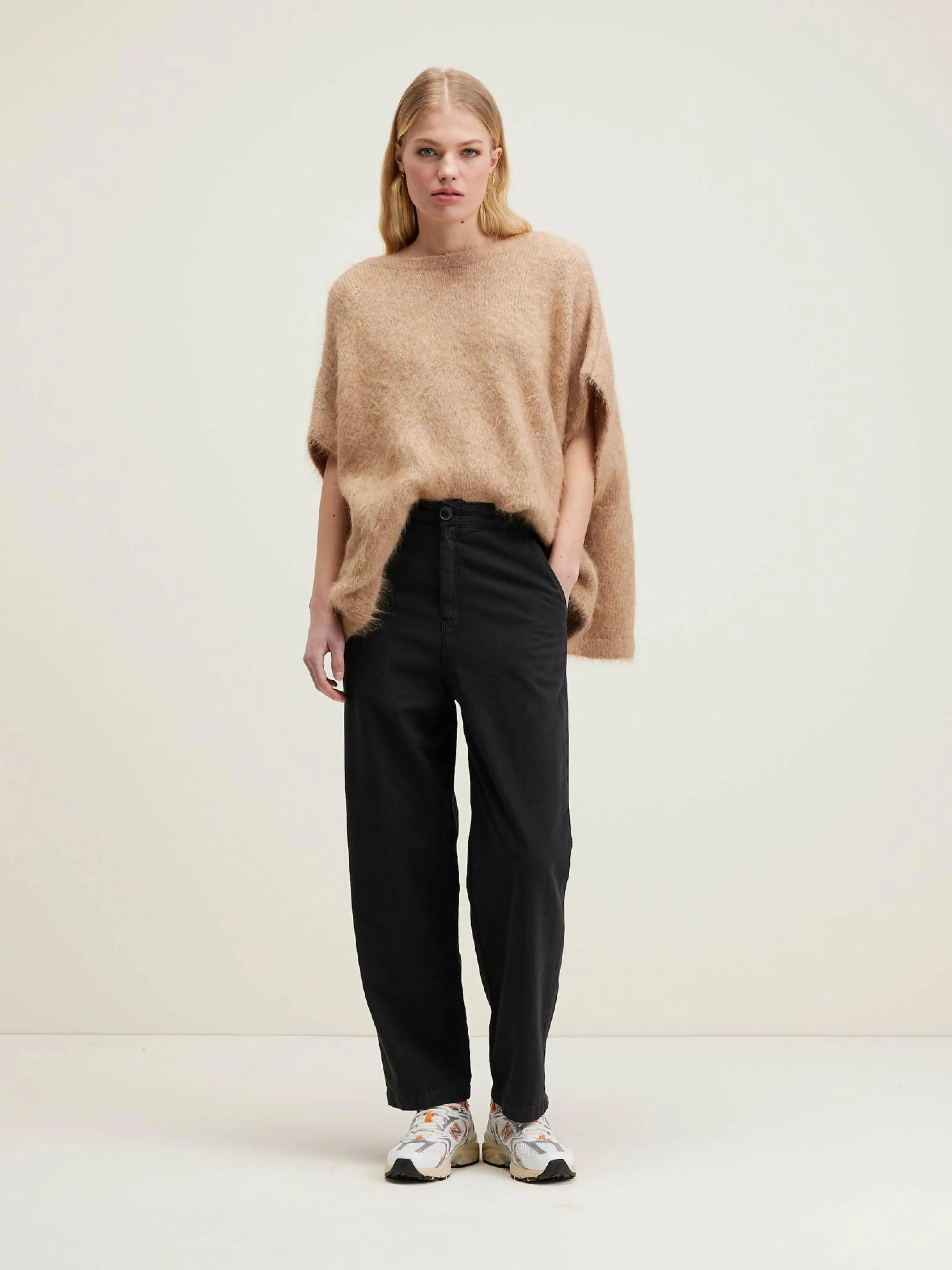 Hot Bellerose Pasop Relaxed Broek Off black