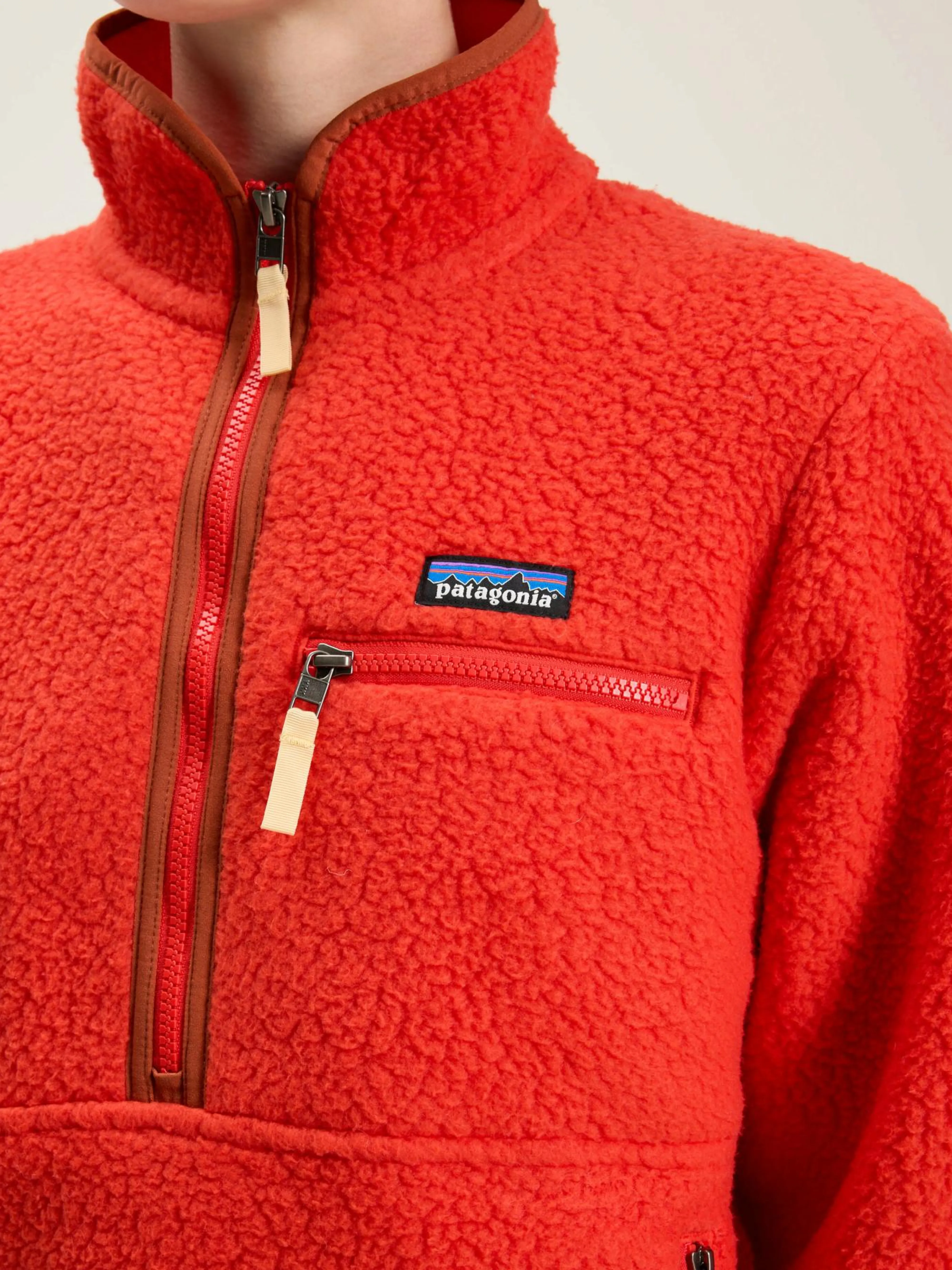 Cheap Patagonia Retro Pile Fleece Marsupial Trui Voor Vrouwen