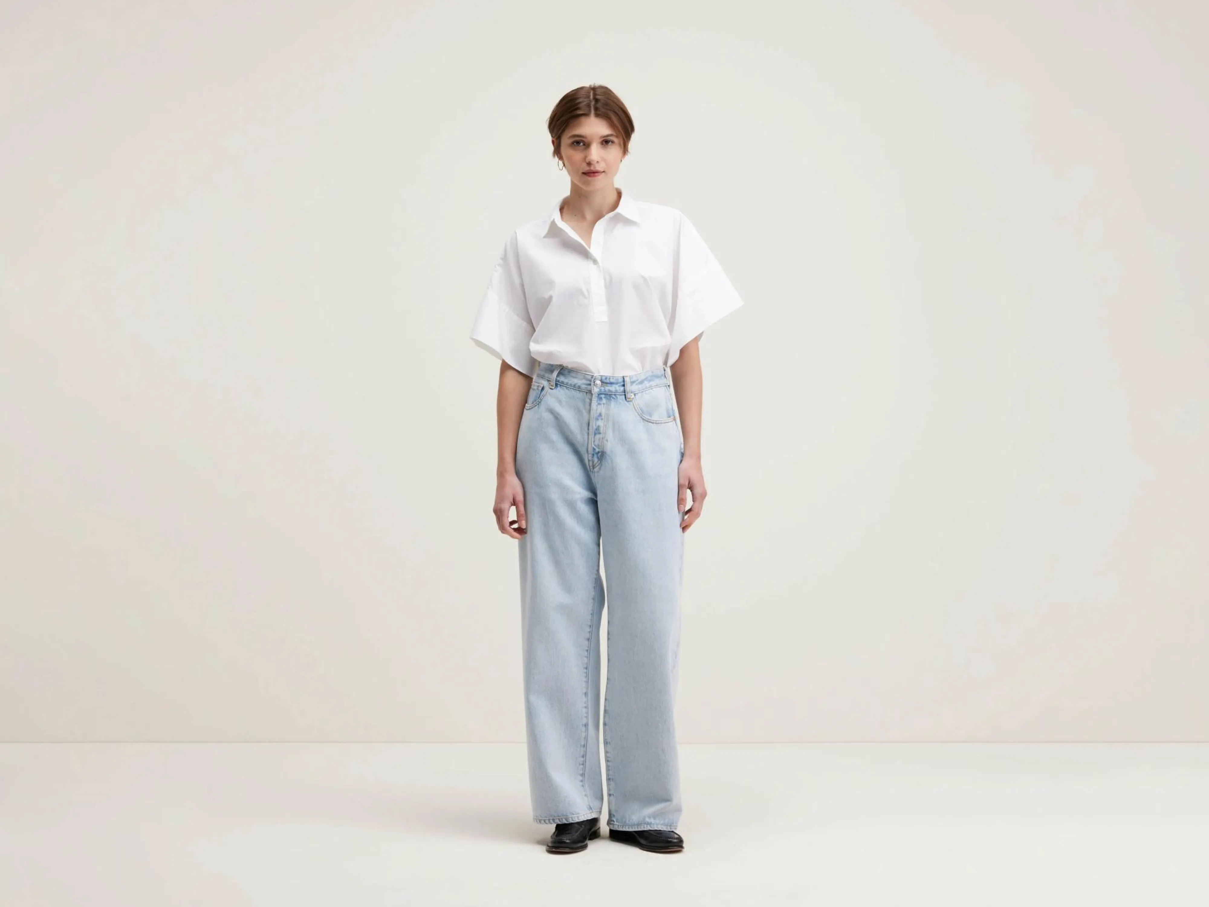 Hot Bellerose Paty Wijde Jeans Used light blue