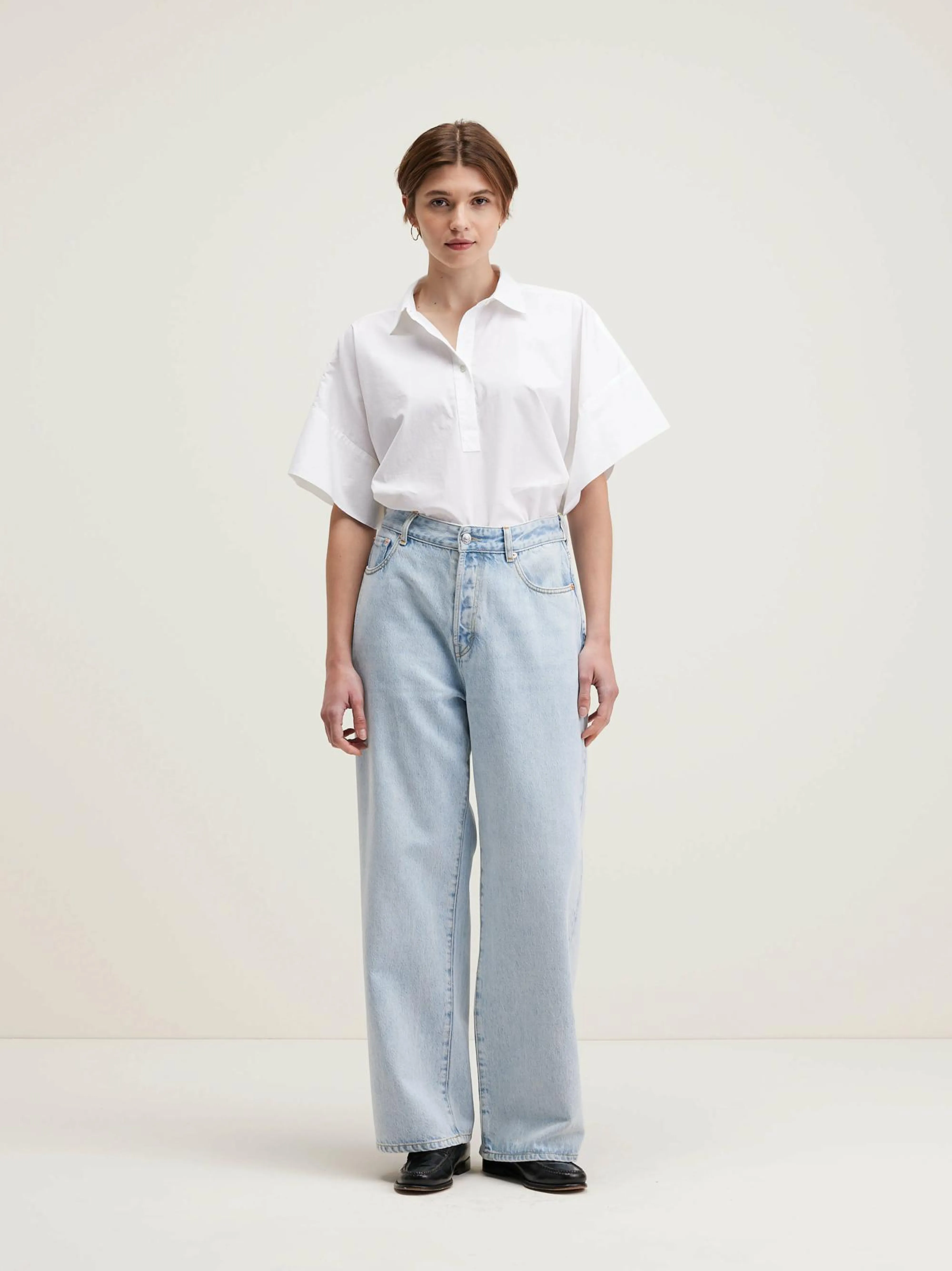 Hot Bellerose Paty Wijde Jeans Used light blue