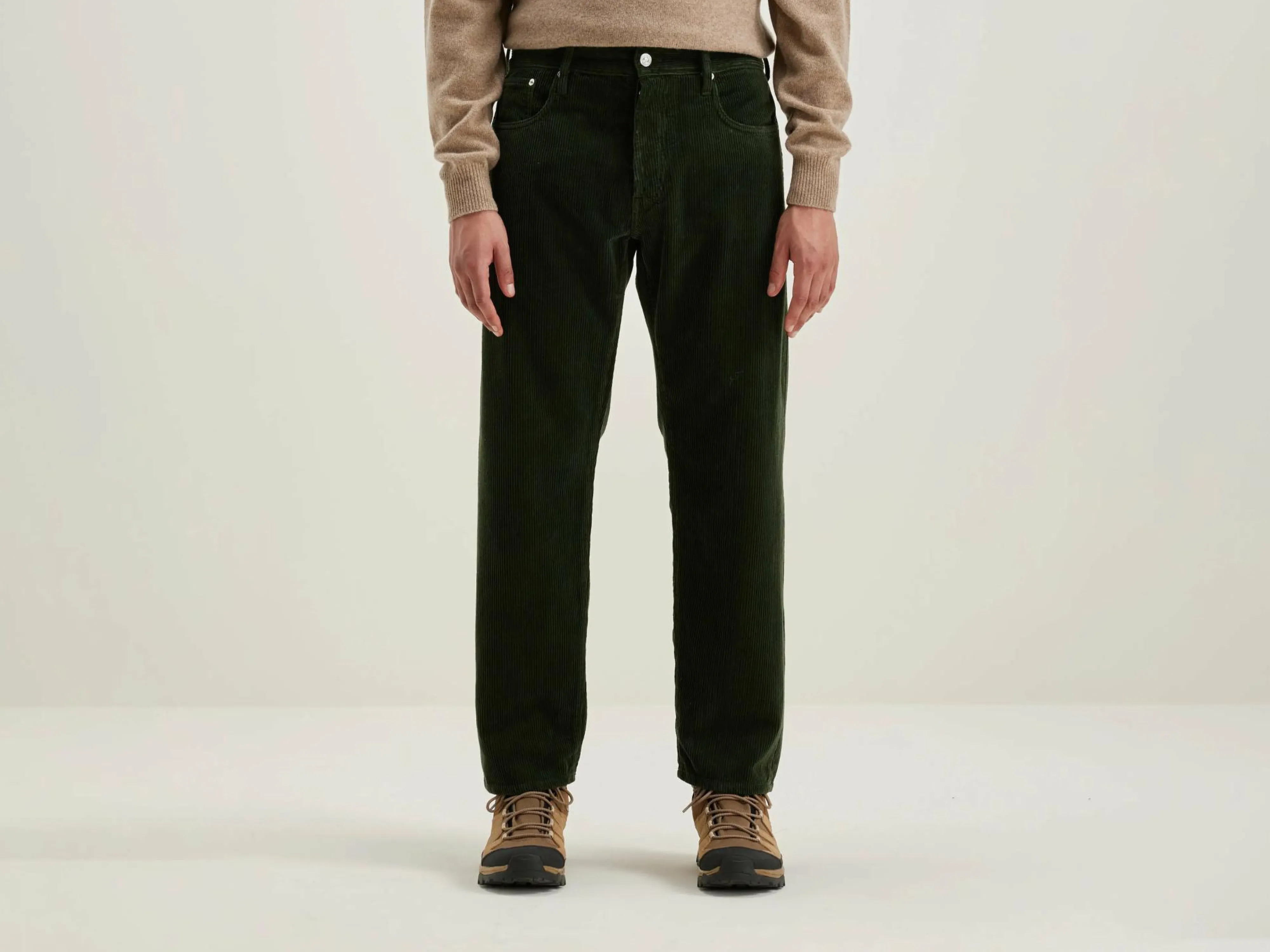 New Bellerose Percy Dad-style Broek Dark olive