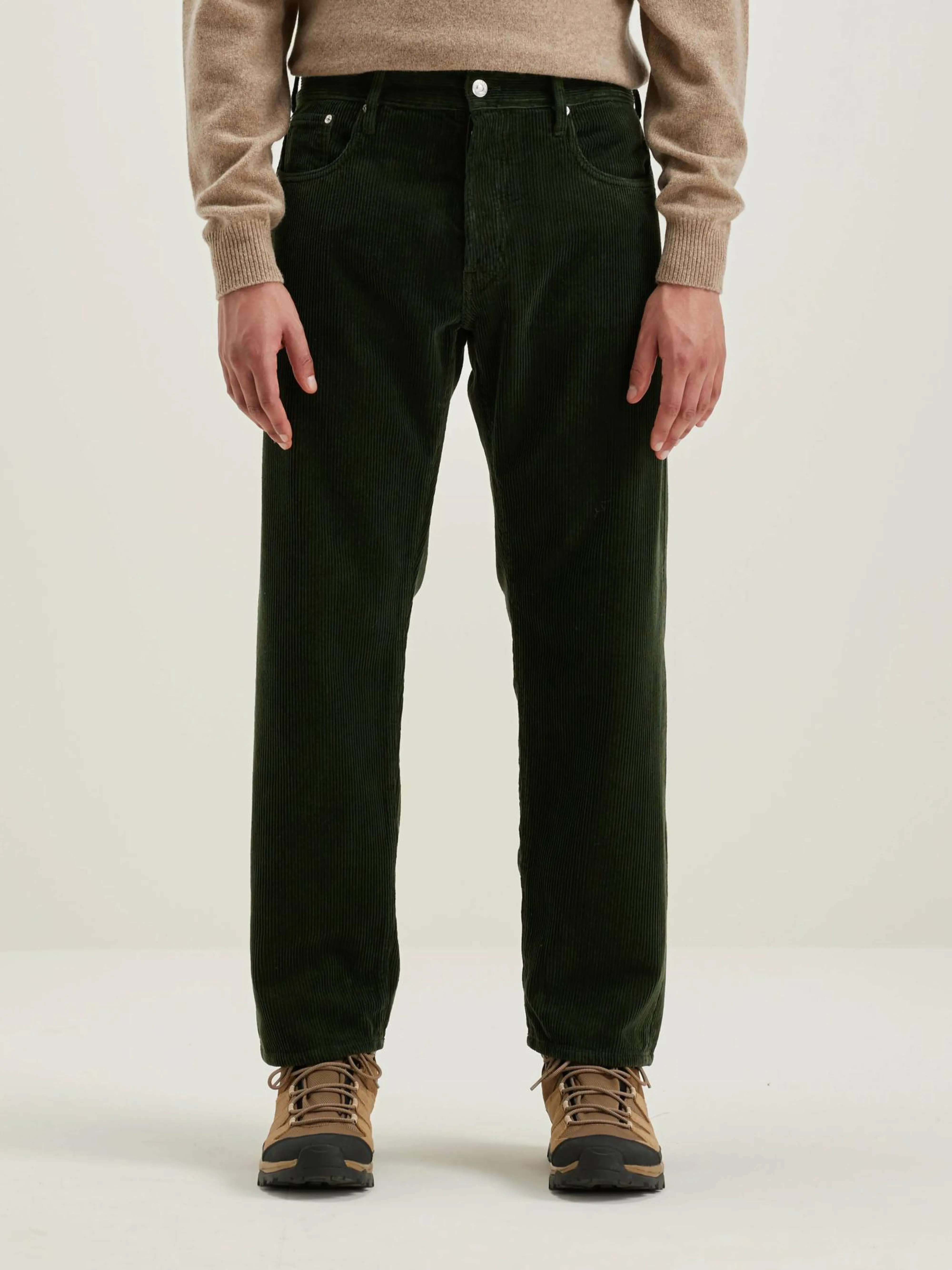 New Bellerose Percy Dad-style Broek Dark olive